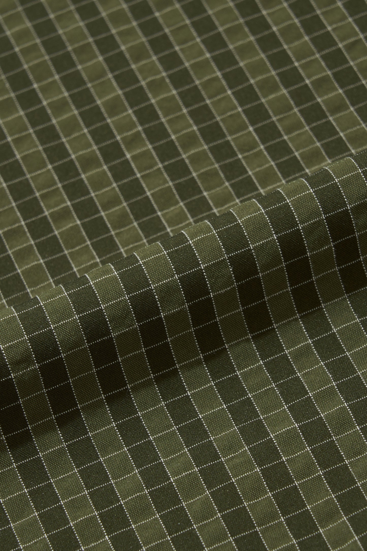 Merely Made - Bubble Check Raglan Blouson (Olive Check)