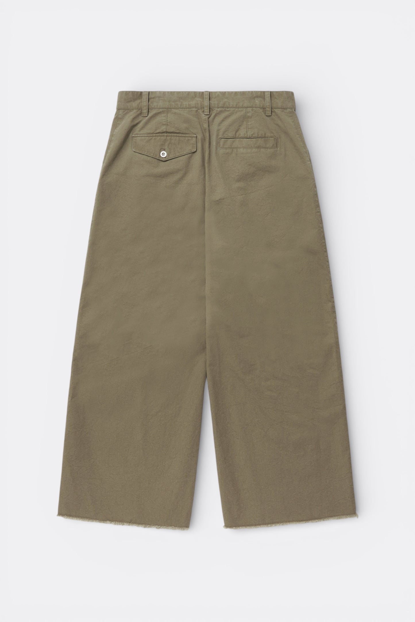 Merely Made - Cotton Cation Twist Wide Pants (Smoky Beige)