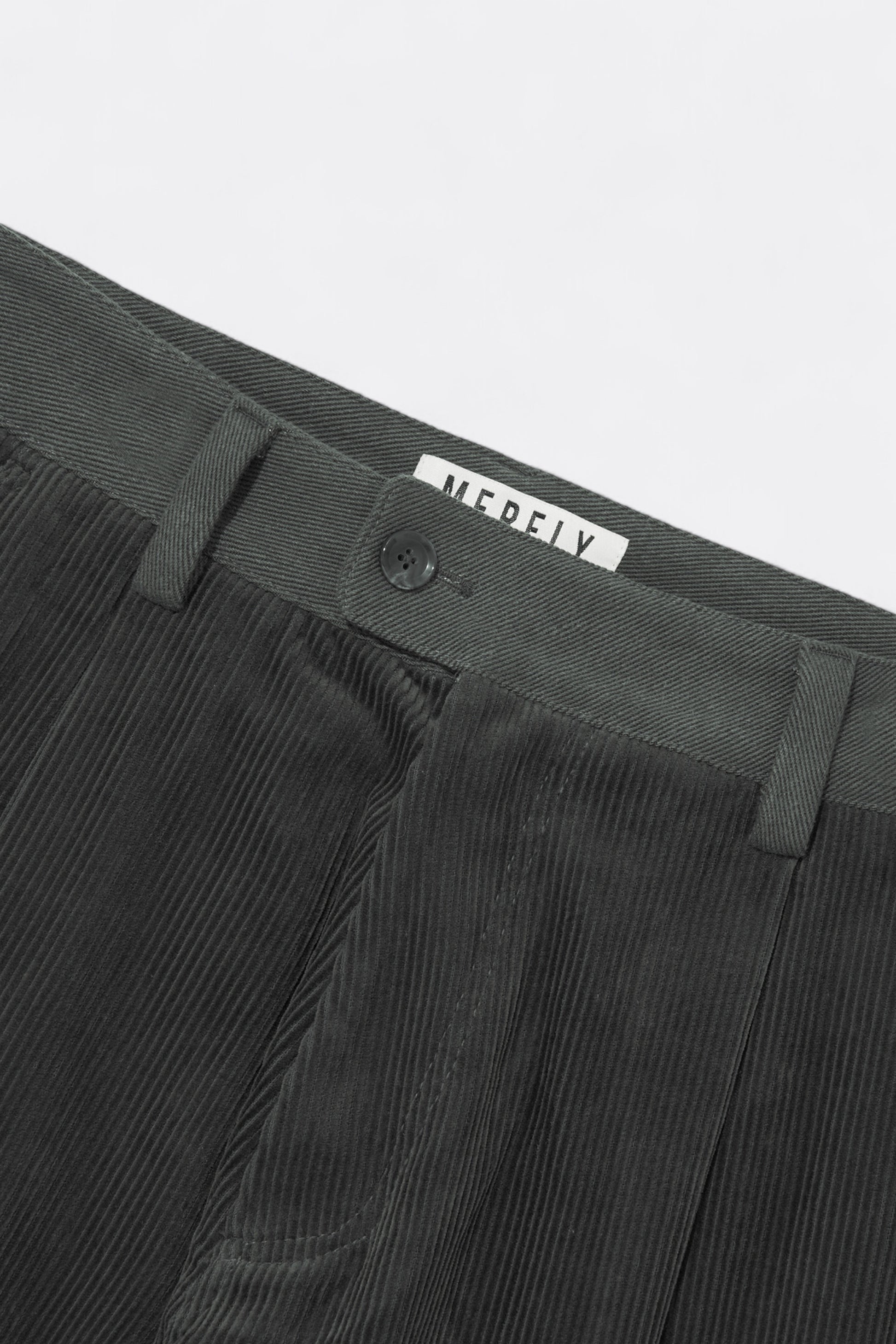 Merely Made - Merely Premium Dual Fabric Contrast Wide Pants (Cocoa Brown)