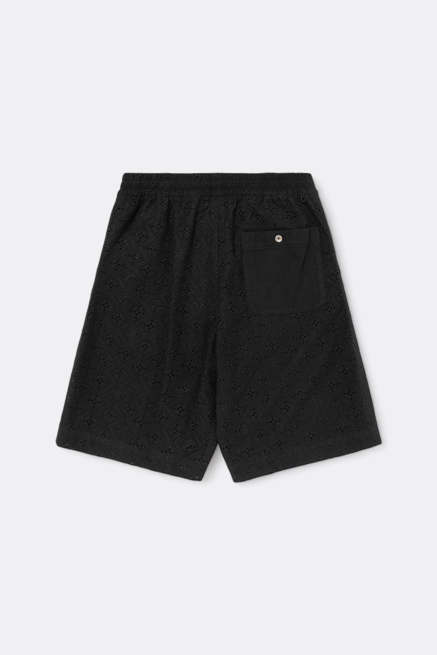 Merely Made - Merely Premium Flower Lace Wide Short (Black)