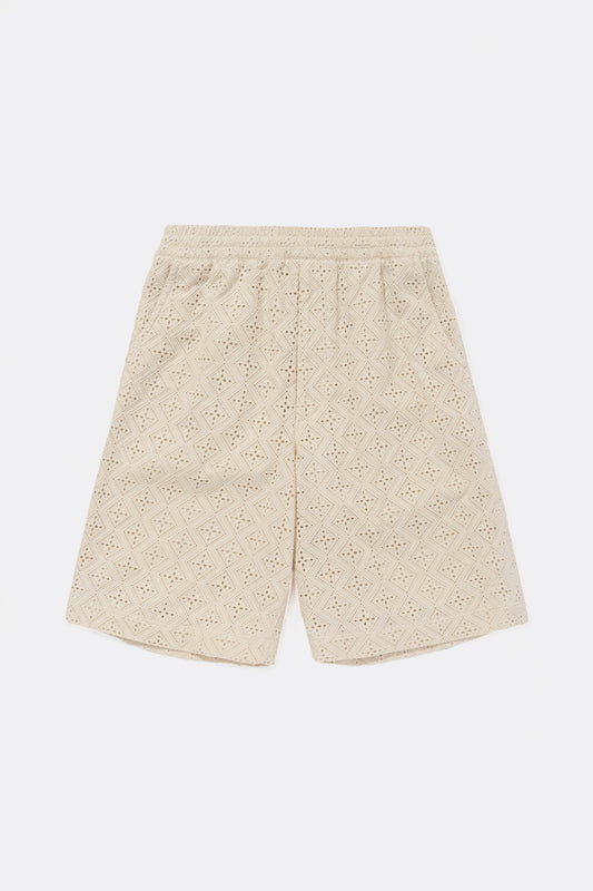 Merely Made - Merely Premium Flower Lace Wide Short (Cream)