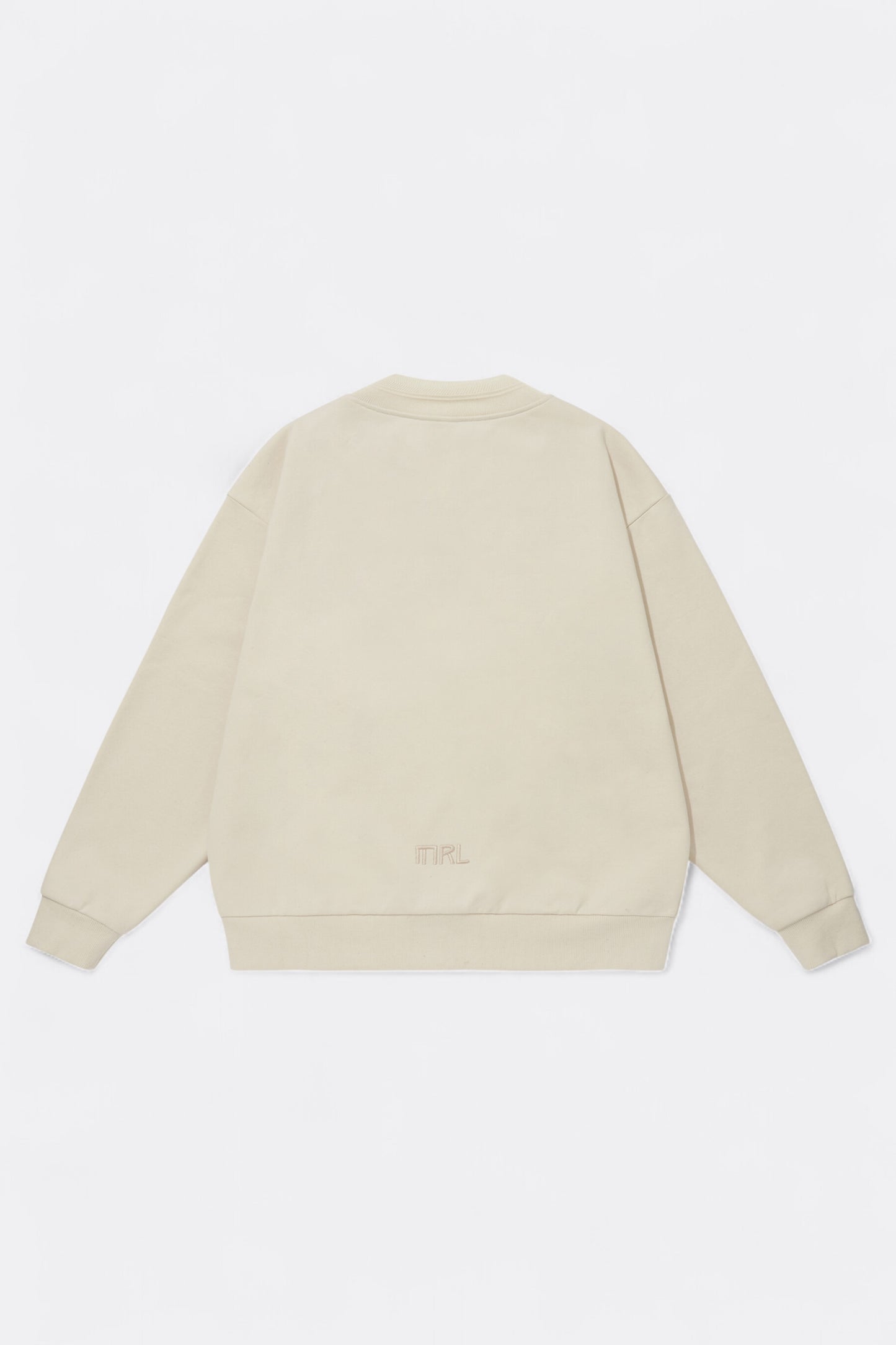 Merely Made - Merely Premium Jacquard Wide Rib Sweatshirt (Cosmic Latte)