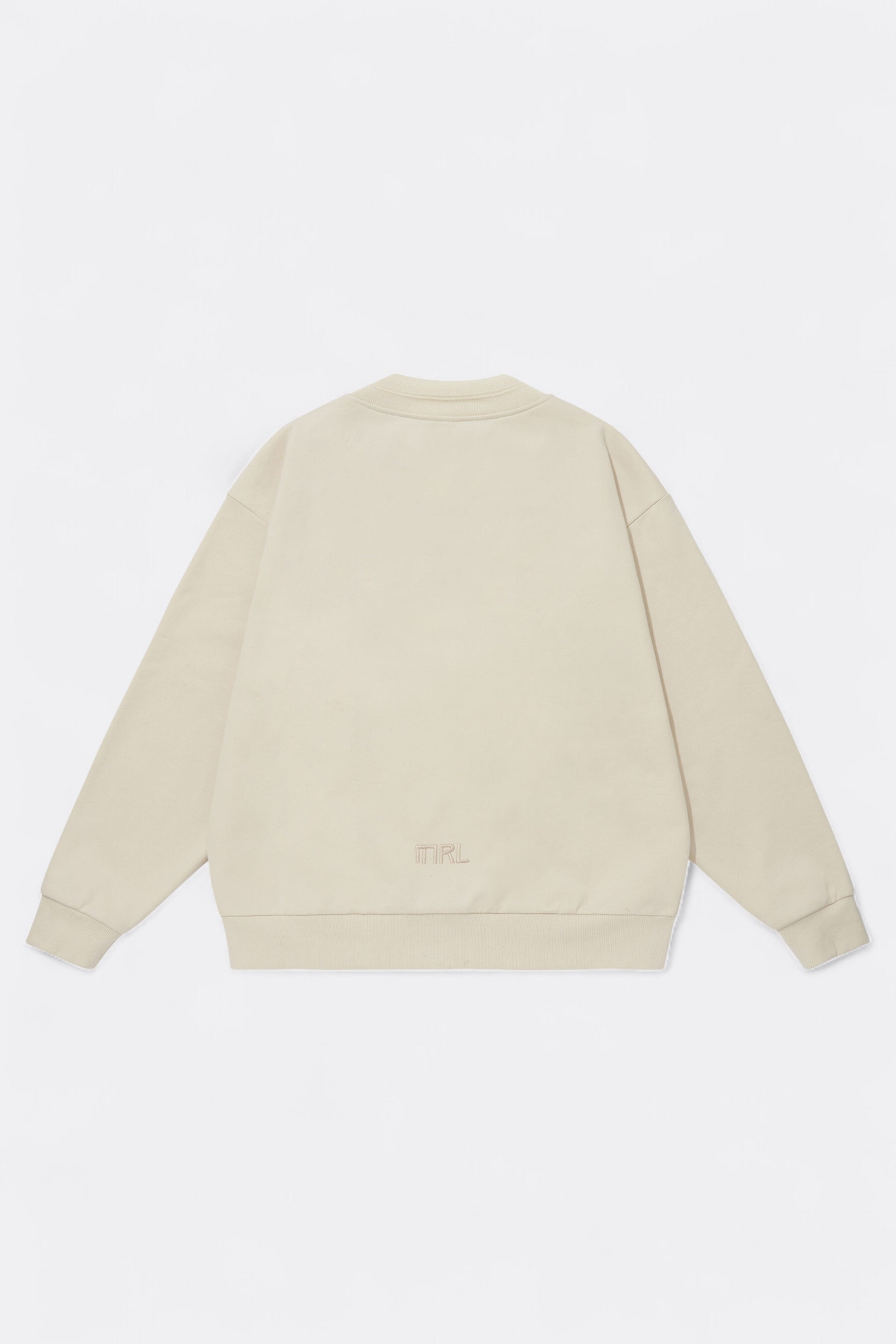 Merely Made - Merely Premium Jacquard Wide Rib Sweatshirt (Cosmic Latte)