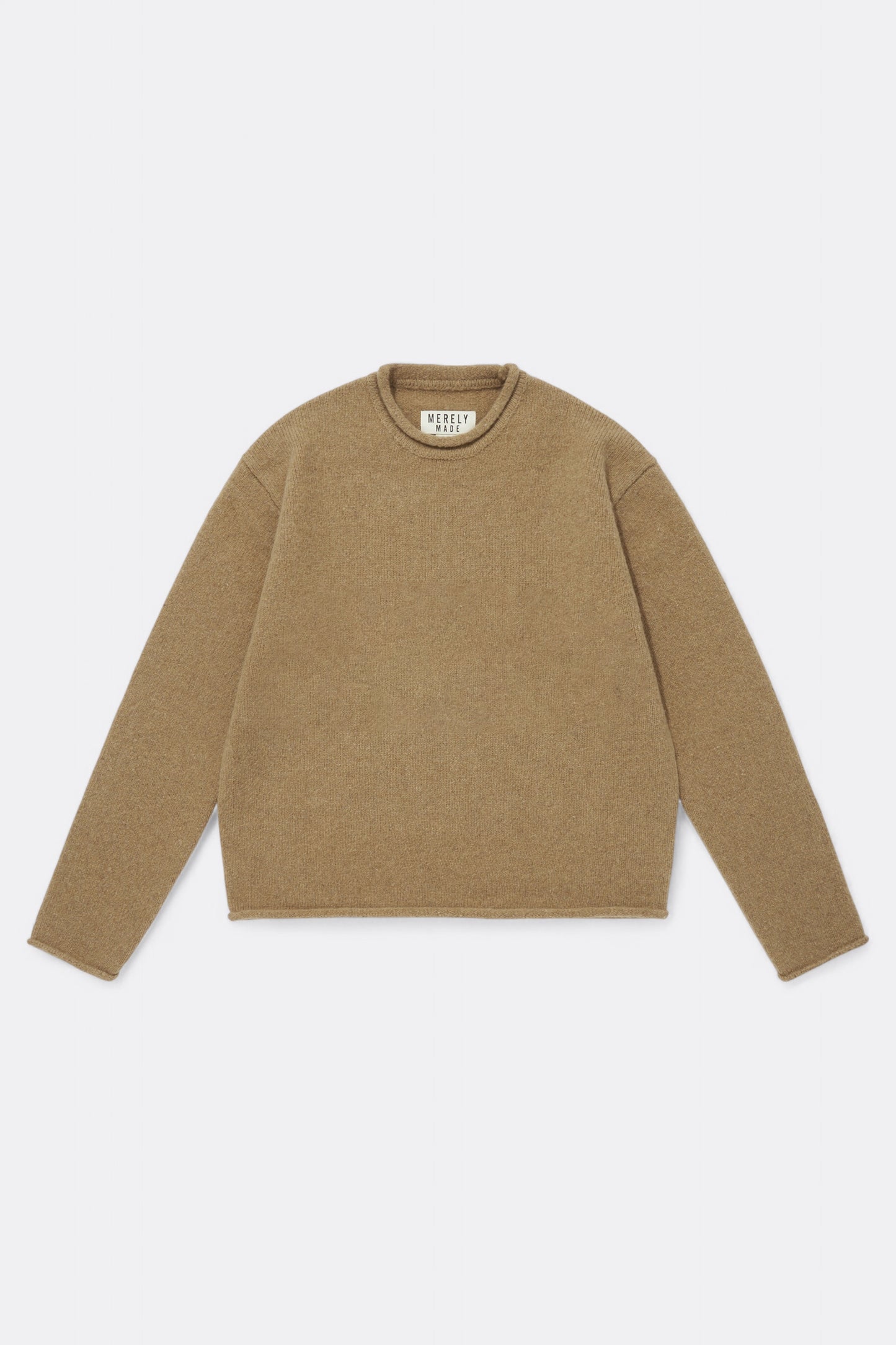Merely Made - Merely Premium Kidmohair Nomadic Sweater (Light Brown)