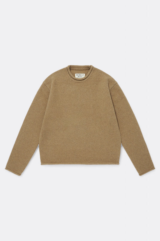 Merely Made - Merely Premium Kidmohair Nomadic Sweater (Light Brown)