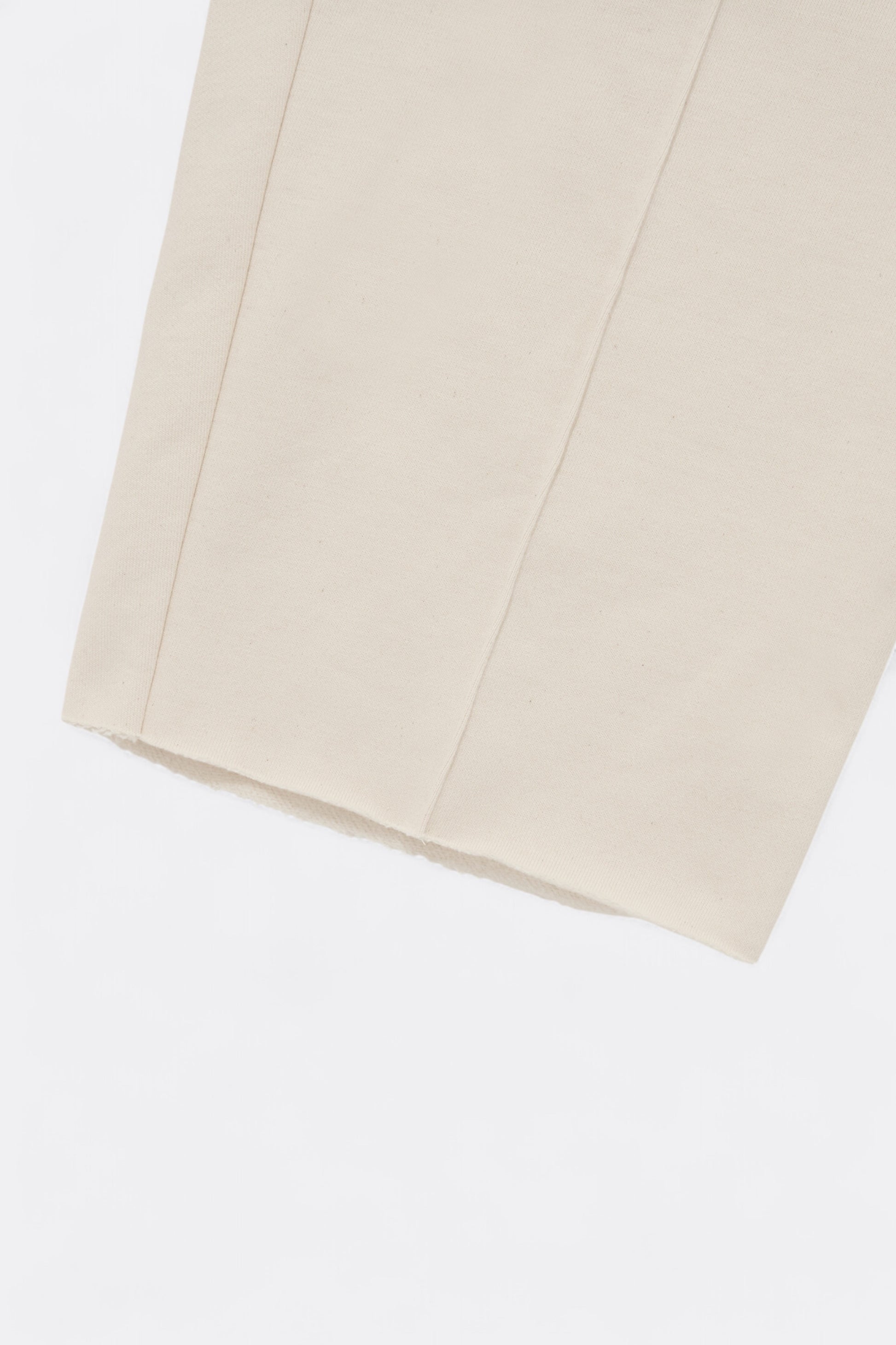 Merely Made - Merely Premium Pintuck Jersey Wide Pants (Cosmic Latte)