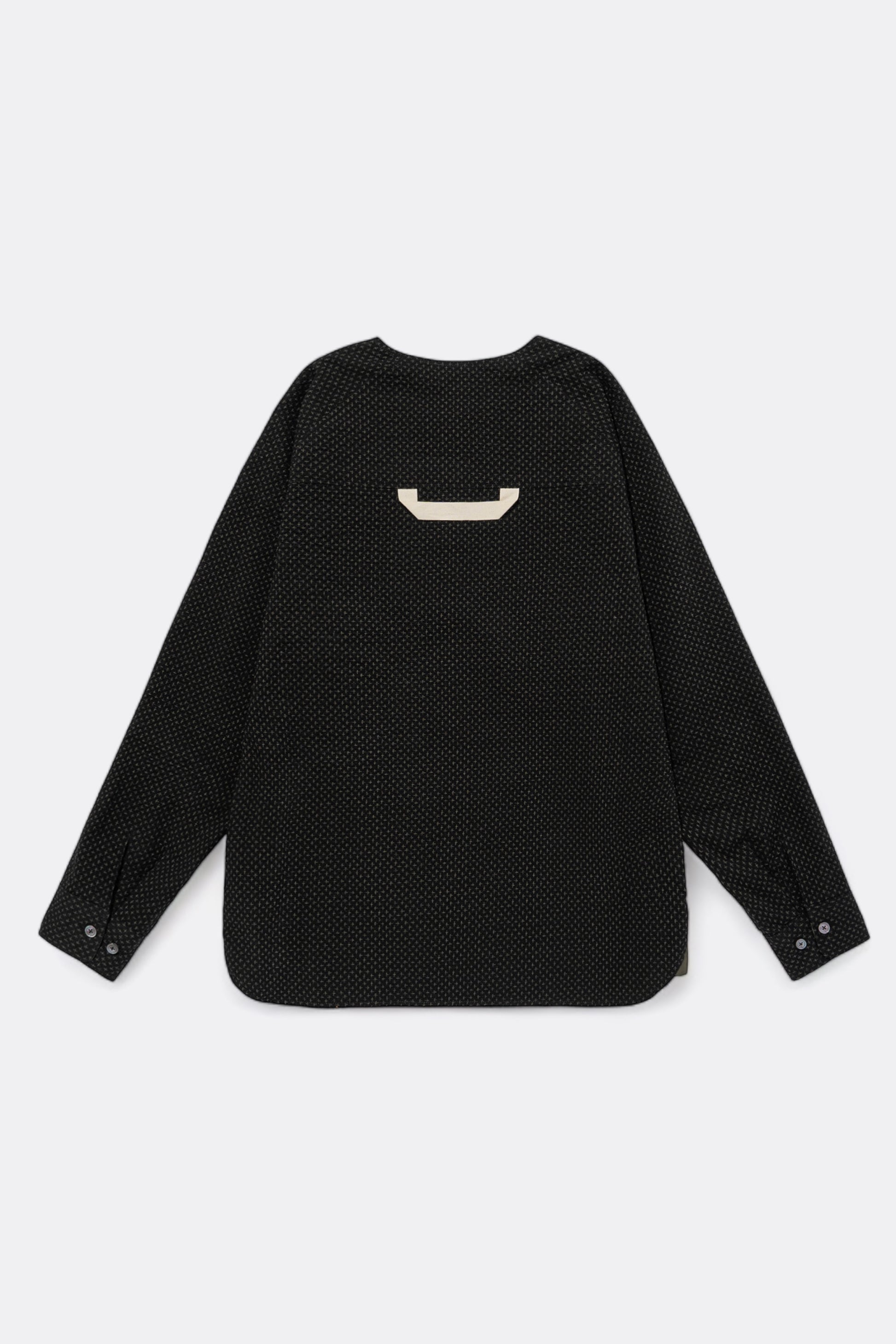 Merely Made - Merely Premium Sashiko Printed Reversible Shirt (Black)