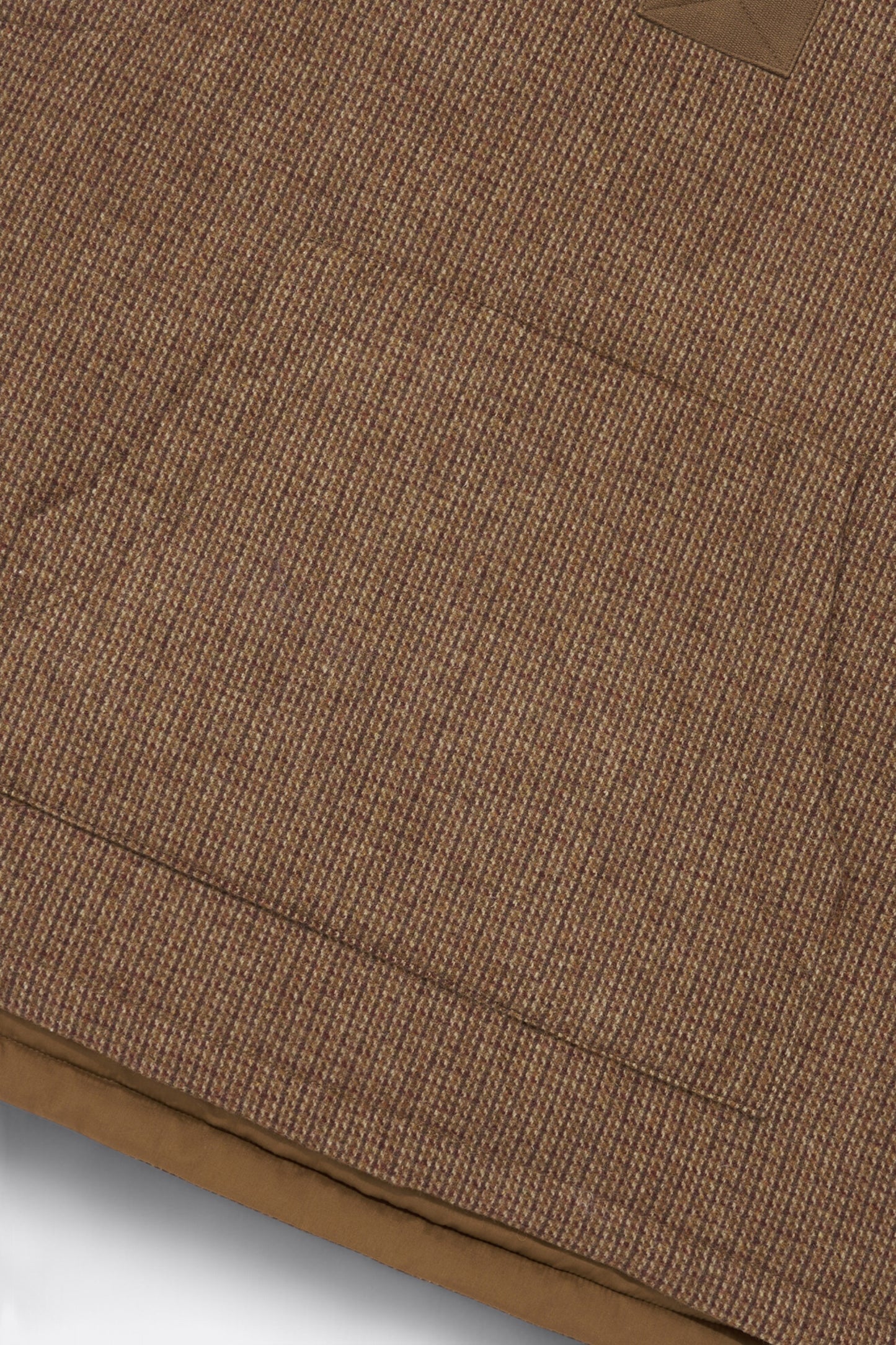 Merely Made - Merely Premium Tweed Checked Wool Vest (Mixnut Brown)