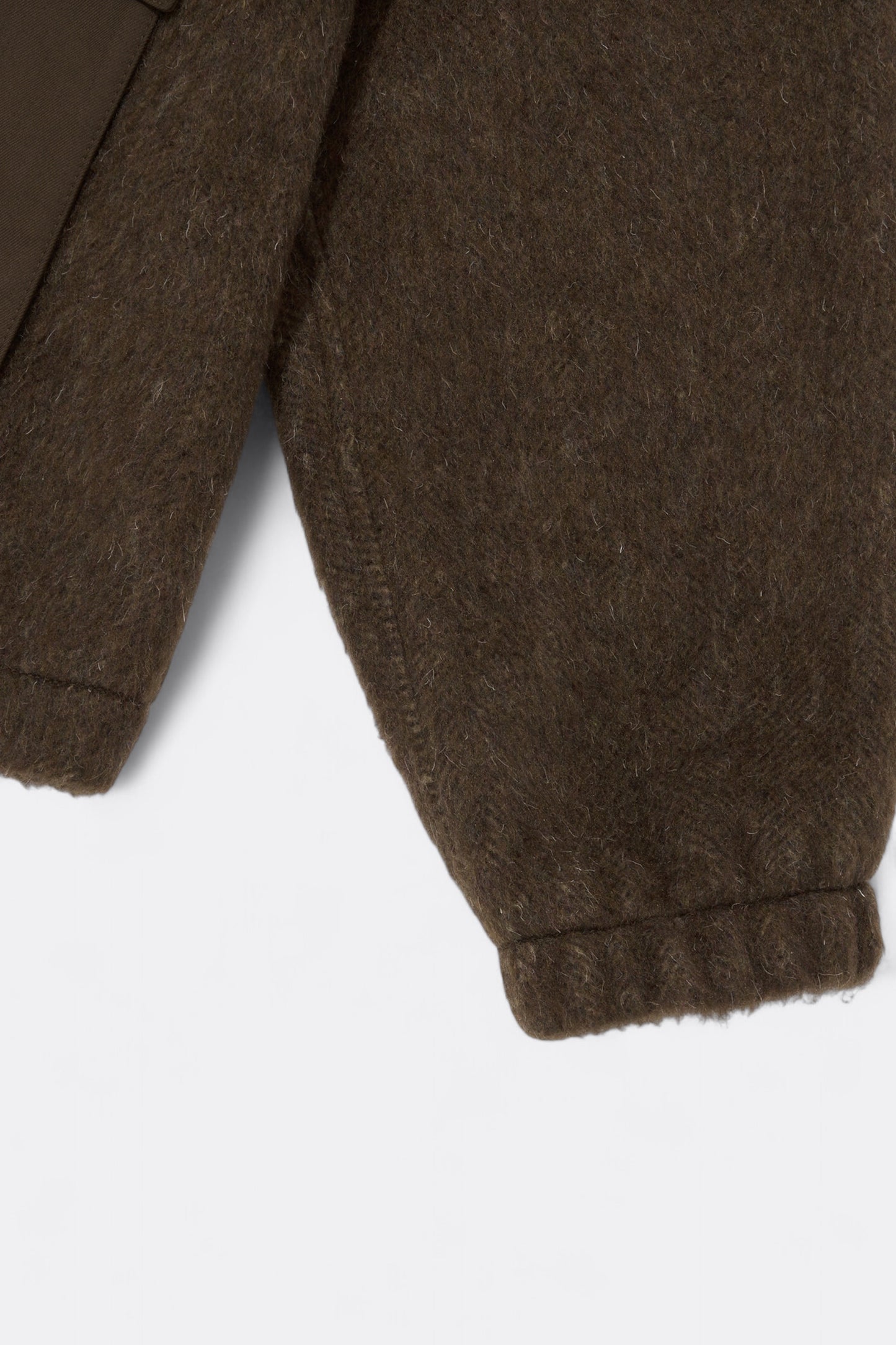 Merely Made - Merely Premium Wool Blend Melton Berkut Cardigan (Van Dyke Brown)