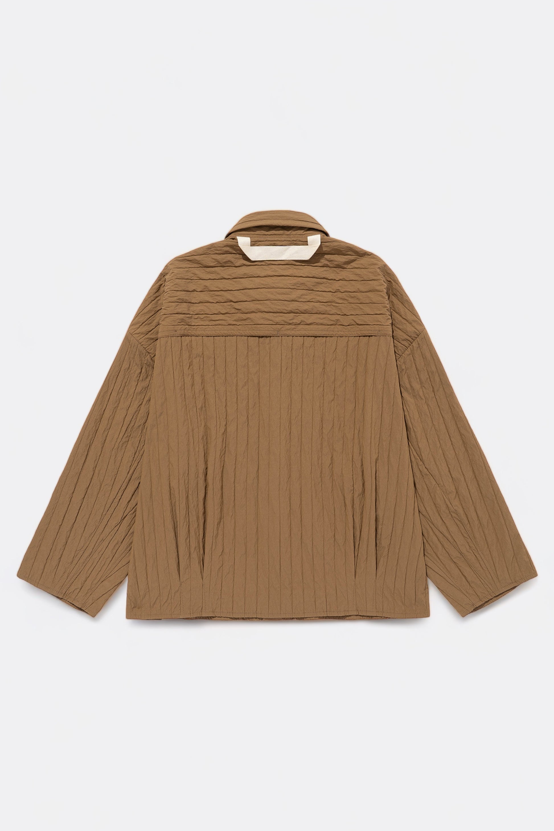 Merely Made - Merely Quilted Cropped Shirt (Sage Brown)