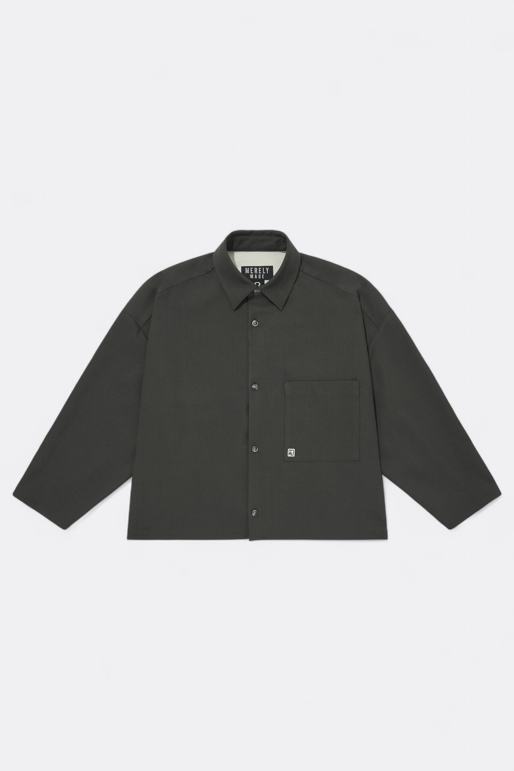 Merely Made - Merely Us Cropped Shirts (Asphalt Grey)