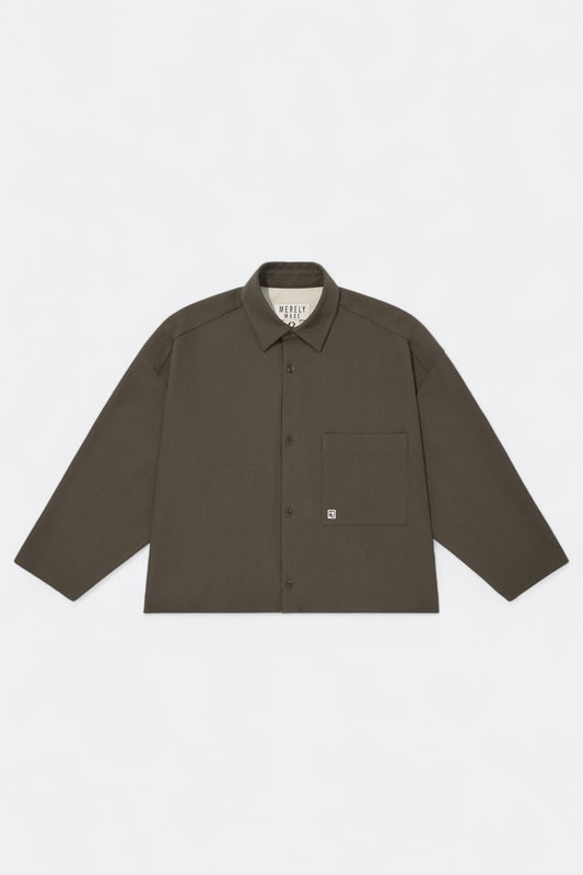 Merely Made - Merely Us Cropped Shirts (Dark Taupe)