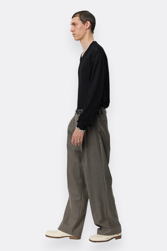 Classic Trousers mfpen - Pantalon Laine Homme | Taupe Italie