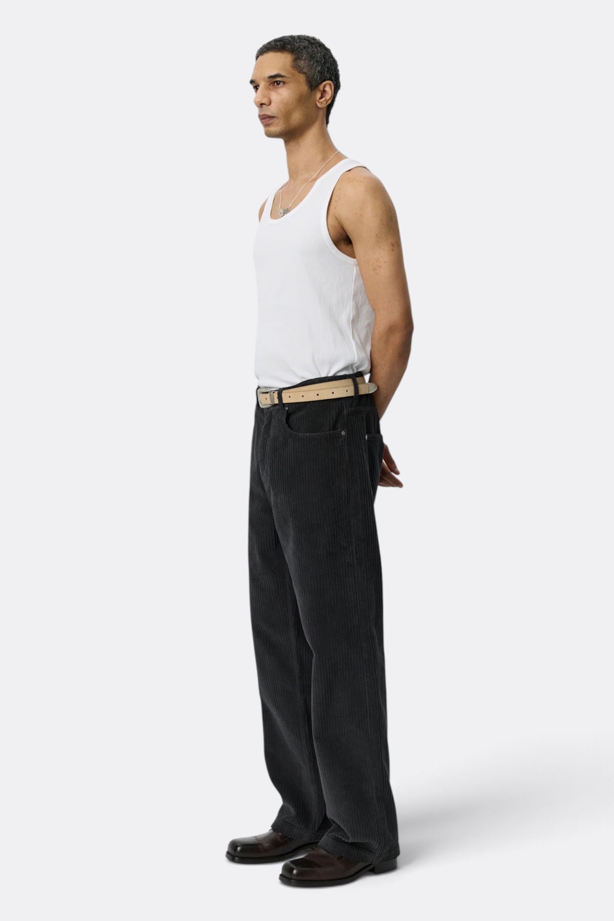 MFPEN Cord Trousers Anthracite Multi Wale | Edgar Bdx