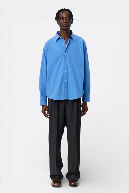 Executive Shirt mfpen - Chemise Bleue Homme | Coton Bio Portugal