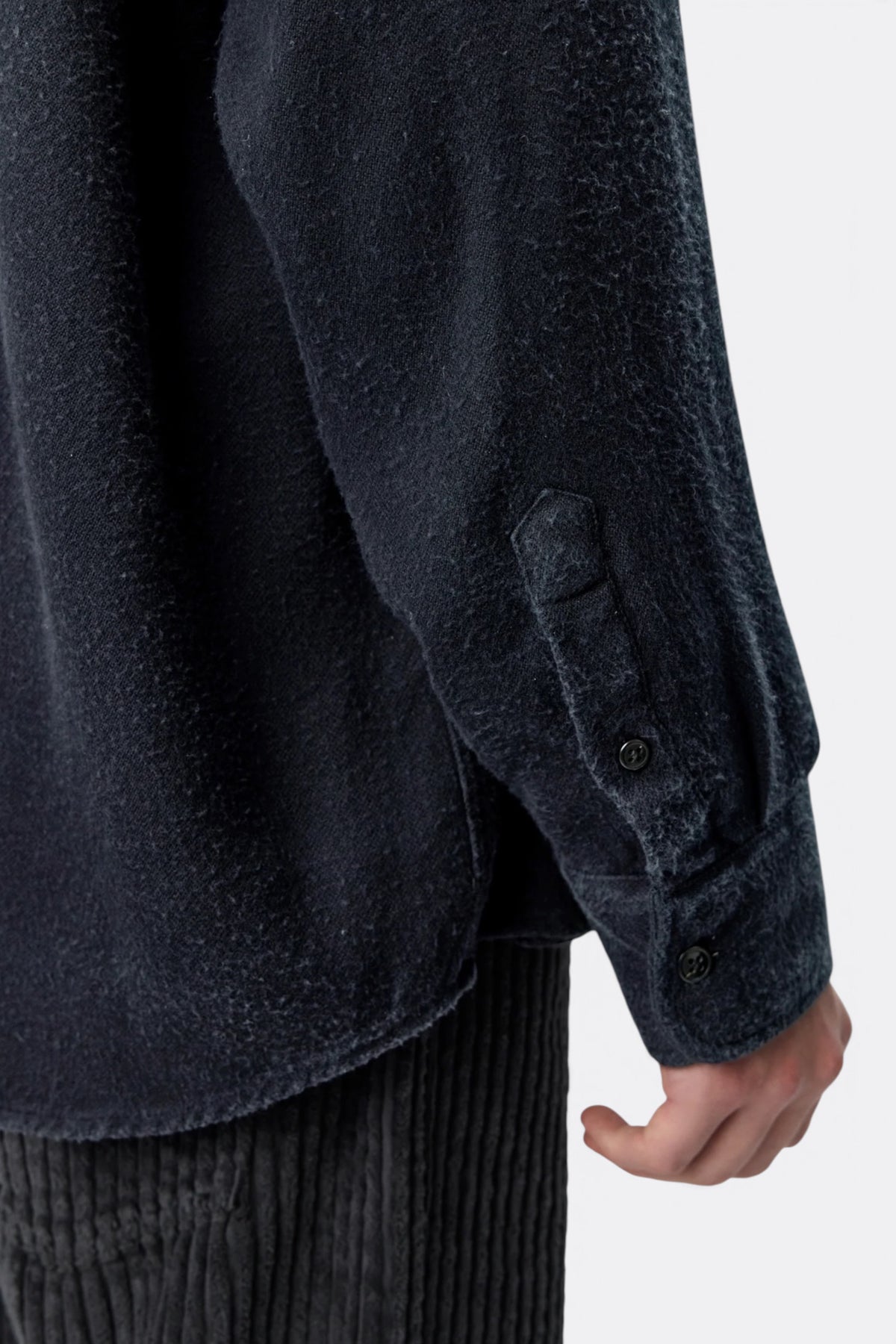 MFPEN Gambler Shirt Black Fuzz Tencel | Edgar Bdx