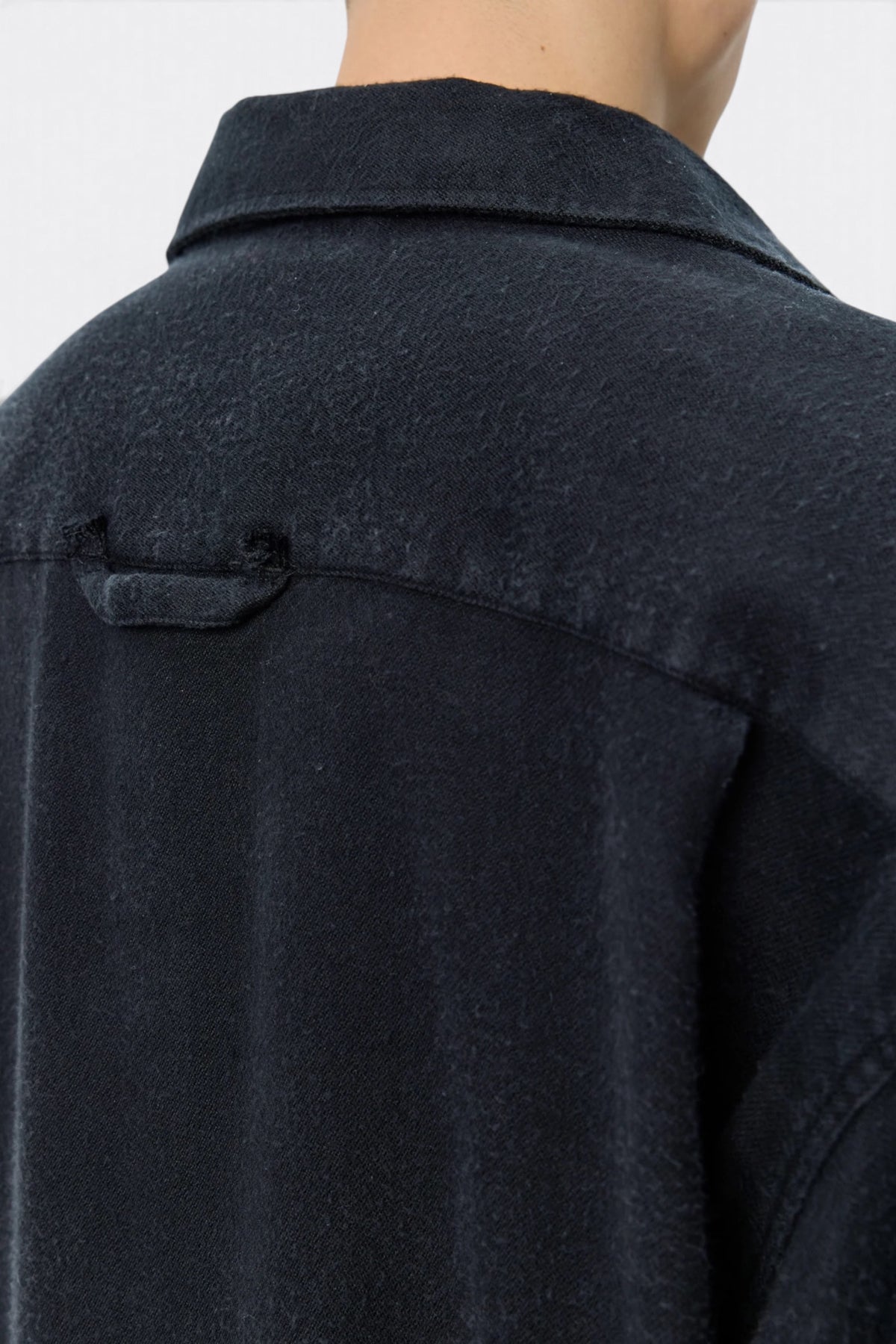 MFPEN Gambler Shirt Black Fuzz Tencel | Edgar Bdx