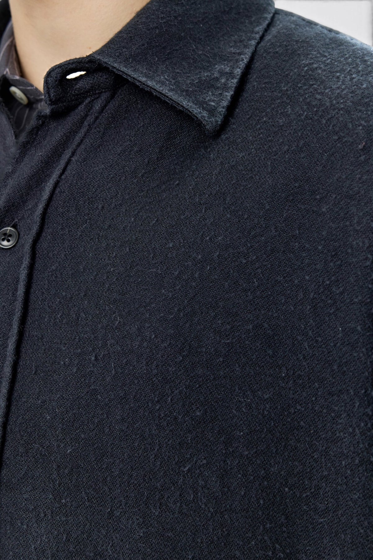 MFPEN Gambler Shirt Black Fuzz Tencel | Edgar Bdx
