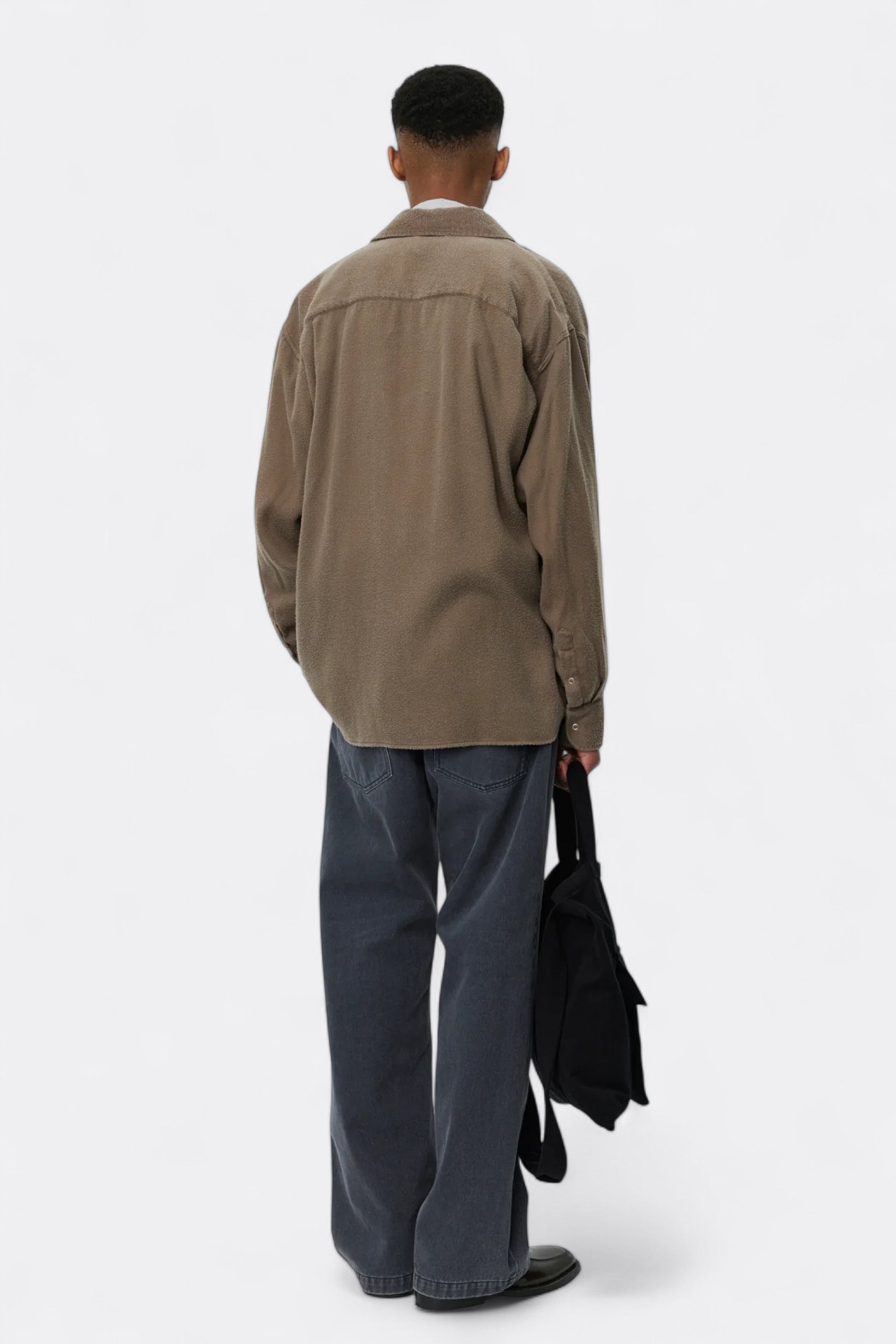 mfpen - Gambler Shirt (Dark Taupe Fuzz)