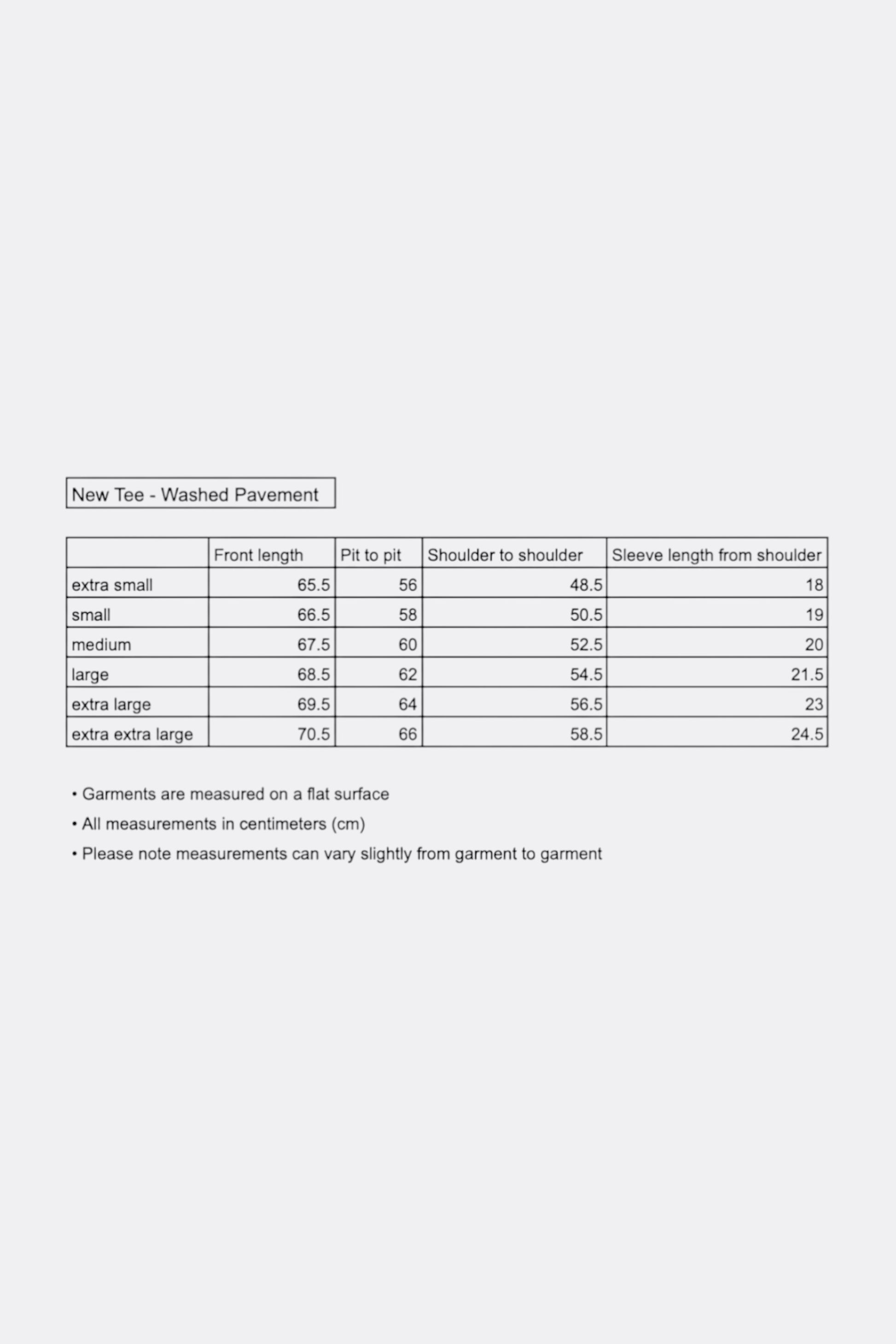 mfpen New Tee Washed Pavement | T-Shirt Coton Bio Boxy | Edgar Bdx