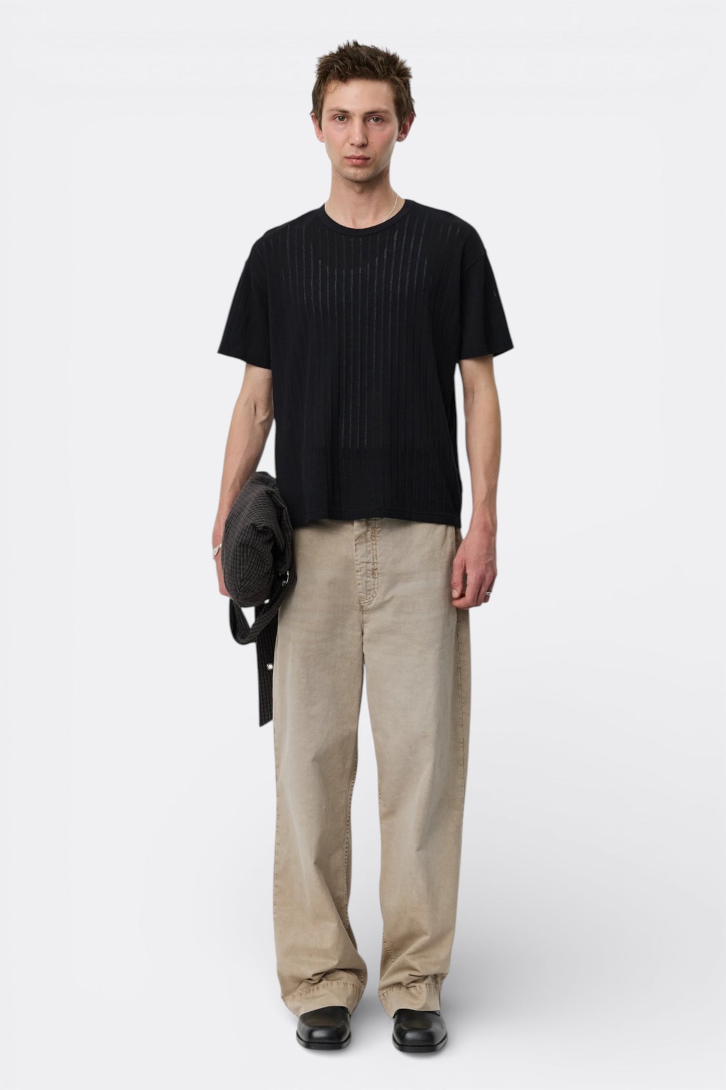 Ornament Tee mfpen - T-Shirt Dentelle Homme | Coton Bio Italie