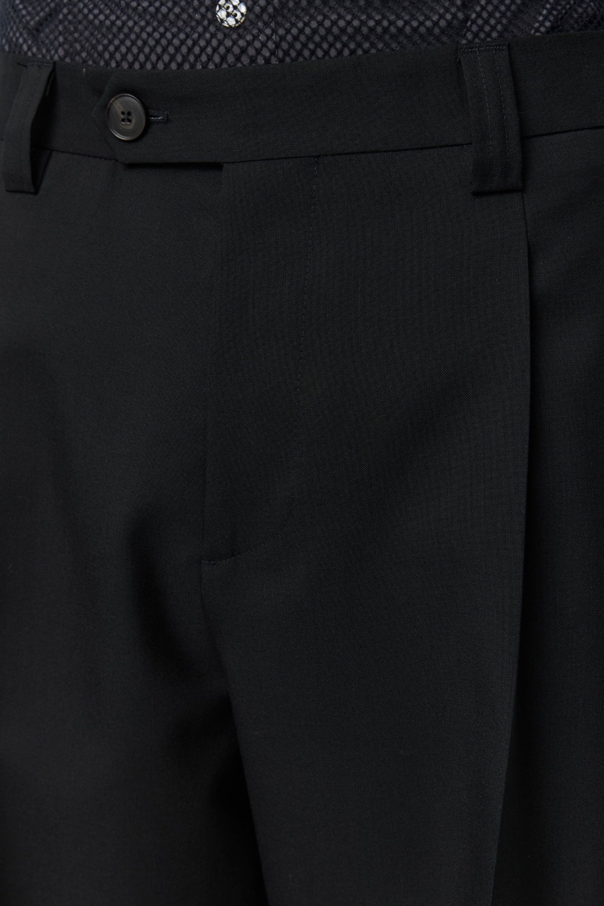 Service Trousers mfpen - Pantalon Laine Tropicale Homme | Noir Italie
