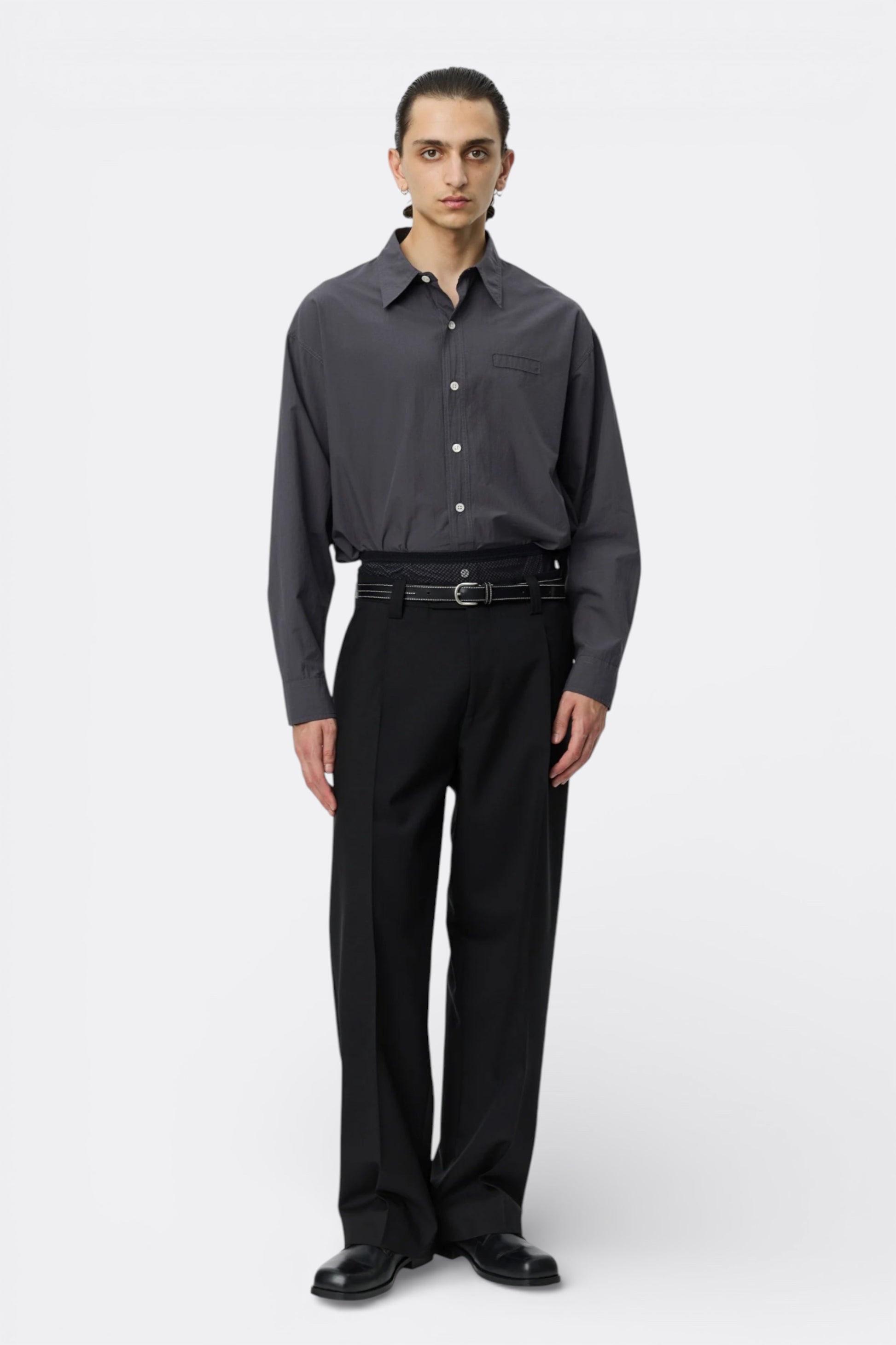 Service Trousers mfpen - Pantalon Laine Tropicale Homme | Noir Italie