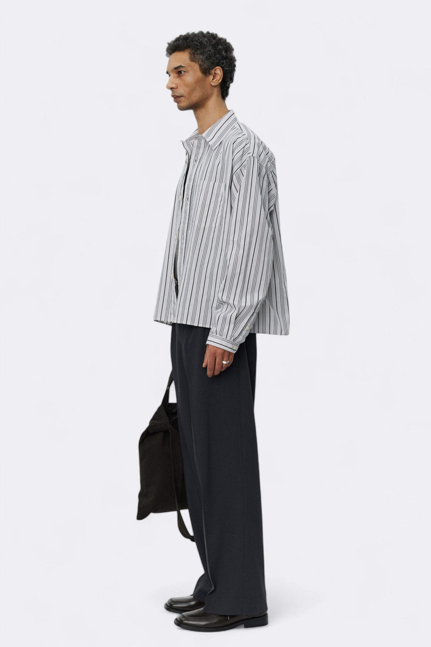 mfpen - Snooze Shirt (Grey Raised Stripe)