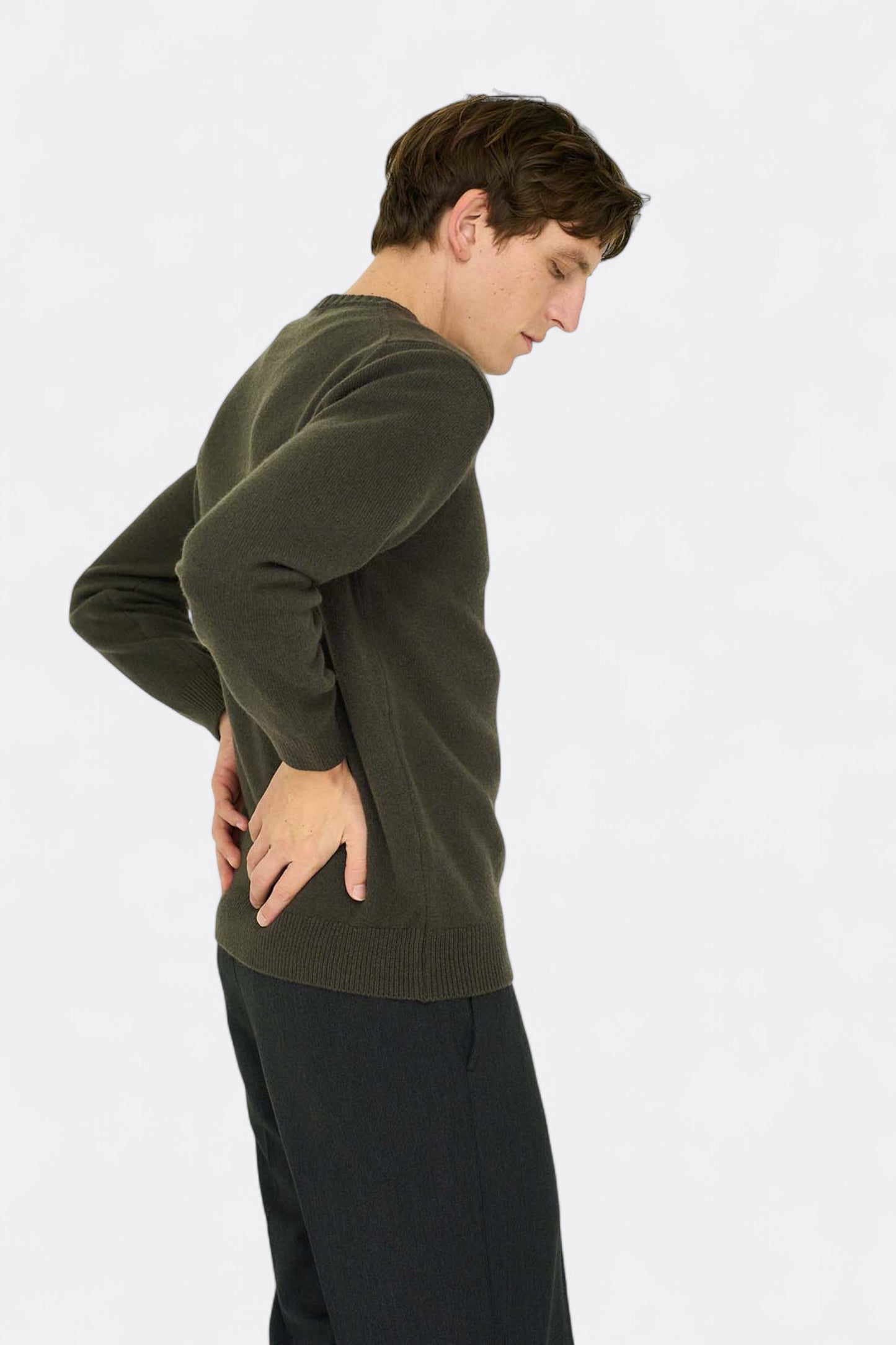 Mooncastle - 7G Cashmere Silk Wool Crewneck (Black)