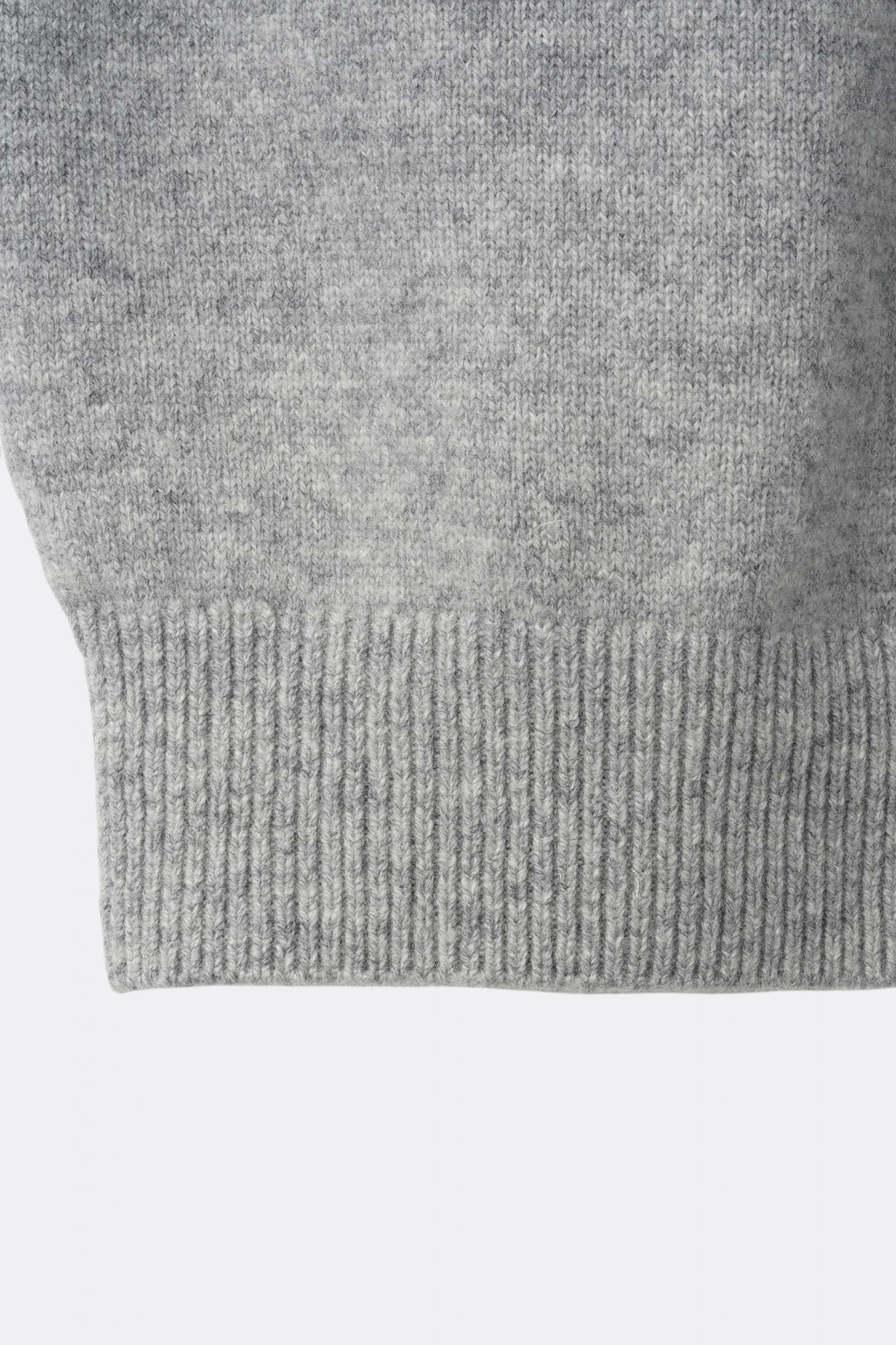 Mooncastle - 7G Cashmere Silk Wool Crewneck (Light Gray)