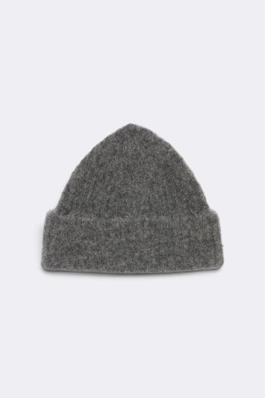 Alpaca Beanie (Anthracite Grey Melange)
