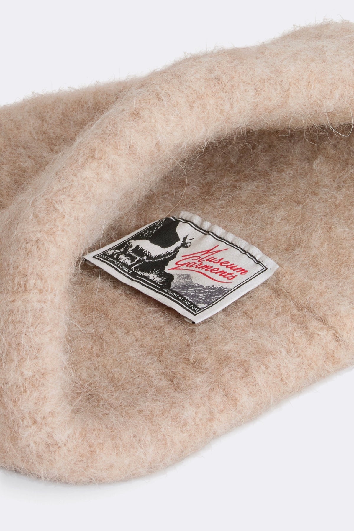 MUSEUM GARMENTS Alpaca Beanie Beige Melange | Edgar Bdx