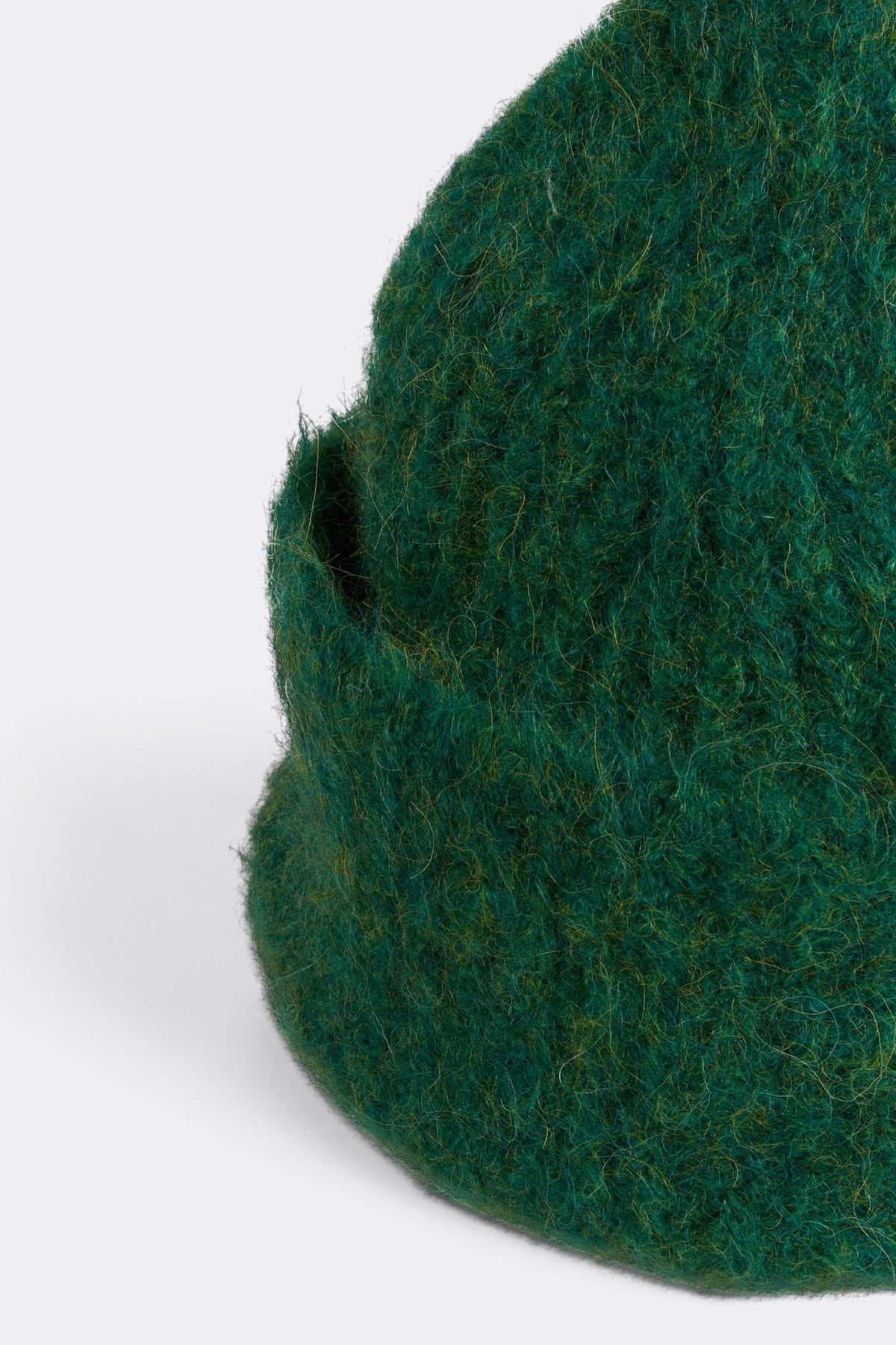 MUSEUM GARMENTS Alpaca Beanie Green Melange | Edgar Bdx