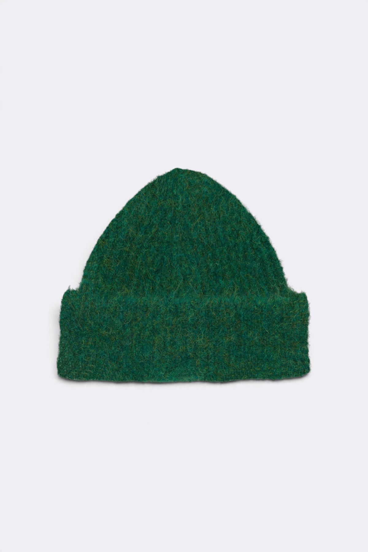 MUSEUM GARMENTS Alpaca Beanie Green Melange | Edgar Bdx