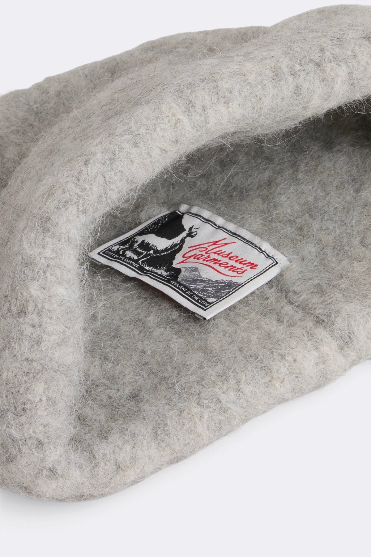 MUSEUM GARMENTS Alpaca Beanie Grey Melange | Edgar Bdx