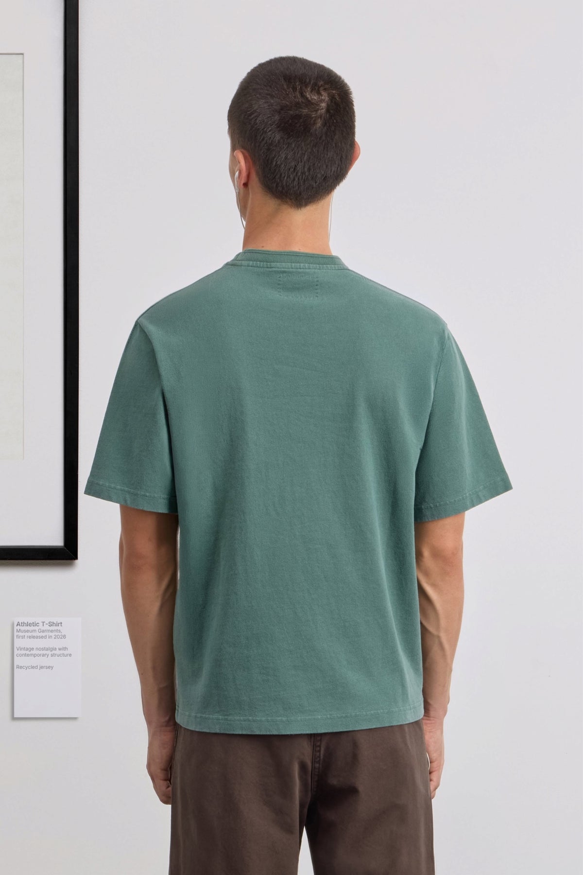 MUSEUM GARMENTS Athletic T-Shirt Faded Green | Edgar Bdx