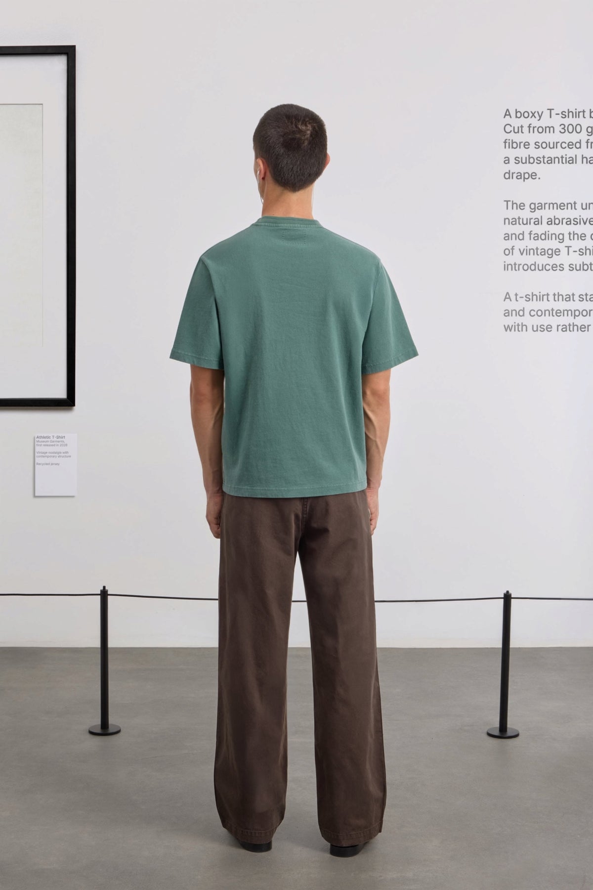 MUSEUM GARMENTS Athletic T-Shirt Faded Green | Edgar Bdx