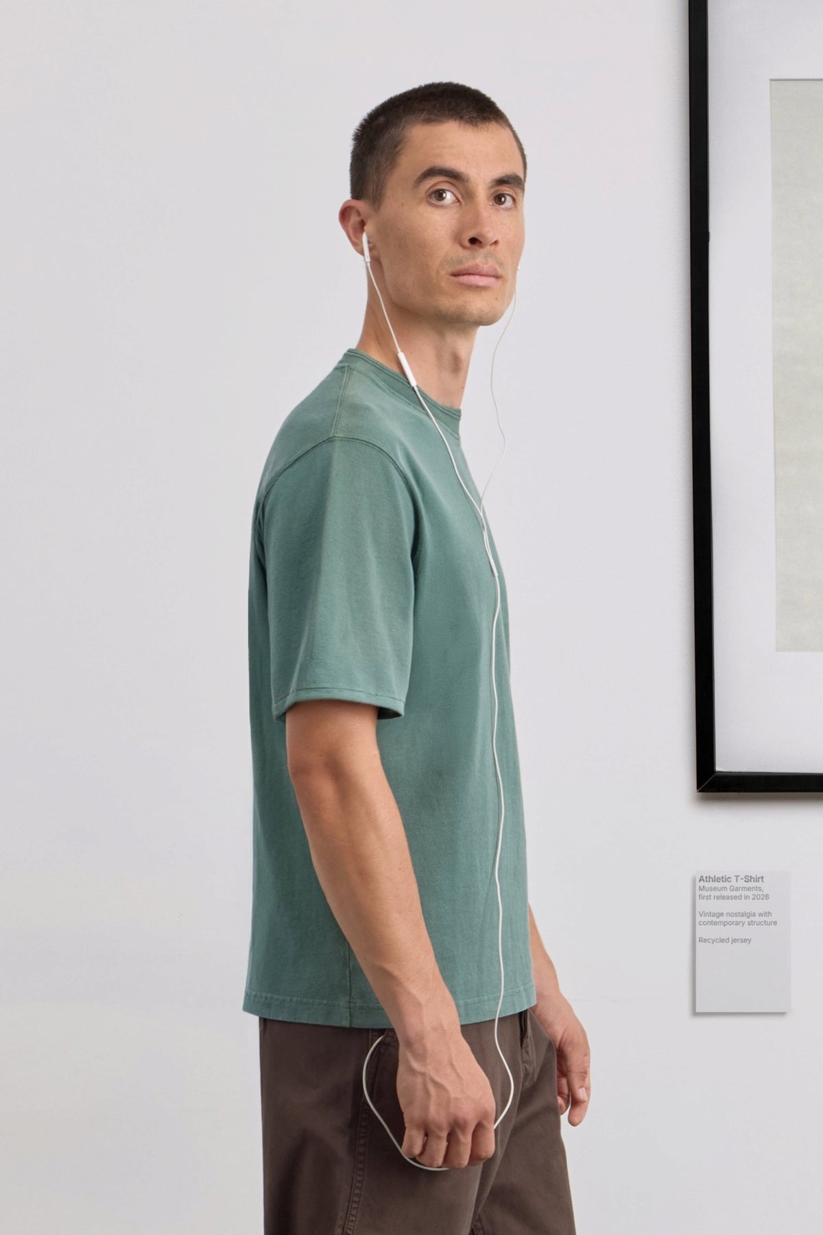 MUSEUM GARMENTS Athletic T-Shirt Faded Green | Edgar Bdx