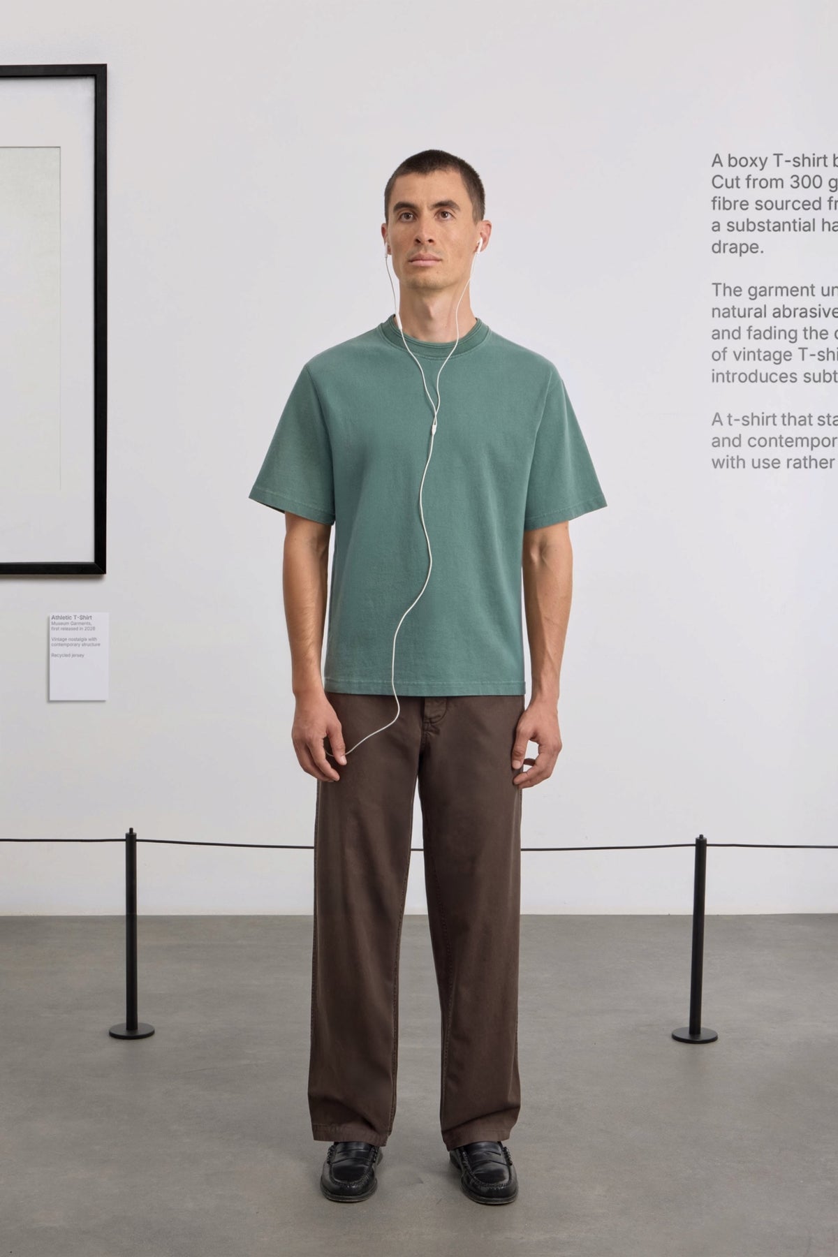 MUSEUM GARMENTS Athletic T-Shirt Faded Green | Edgar Bdx