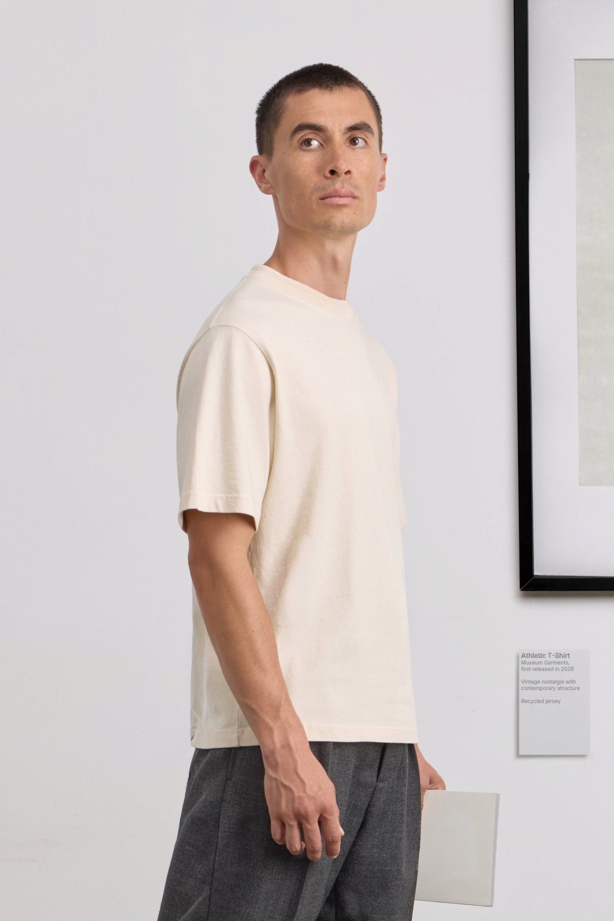 MUSEUM GARMENTS Athletic T-Shirt Natural | Edgar Bdx