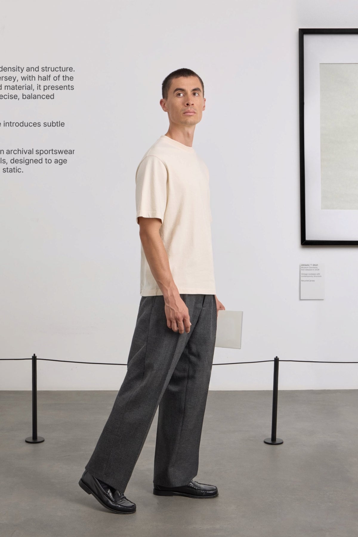 MUSEUM GARMENTS Athletic T-Shirt Natural | Edgar Bdx