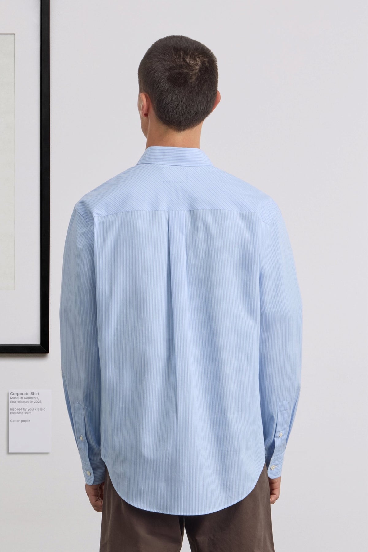 MUSEUM GARMENTS Corporate Shirt Blue / White | Edgar Bdx