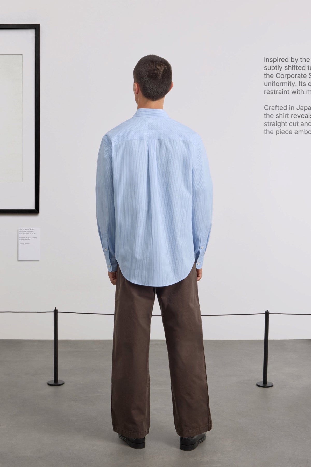 MUSEUM GARMENTS Corporate Shirt Blue / White | Edgar Bdx