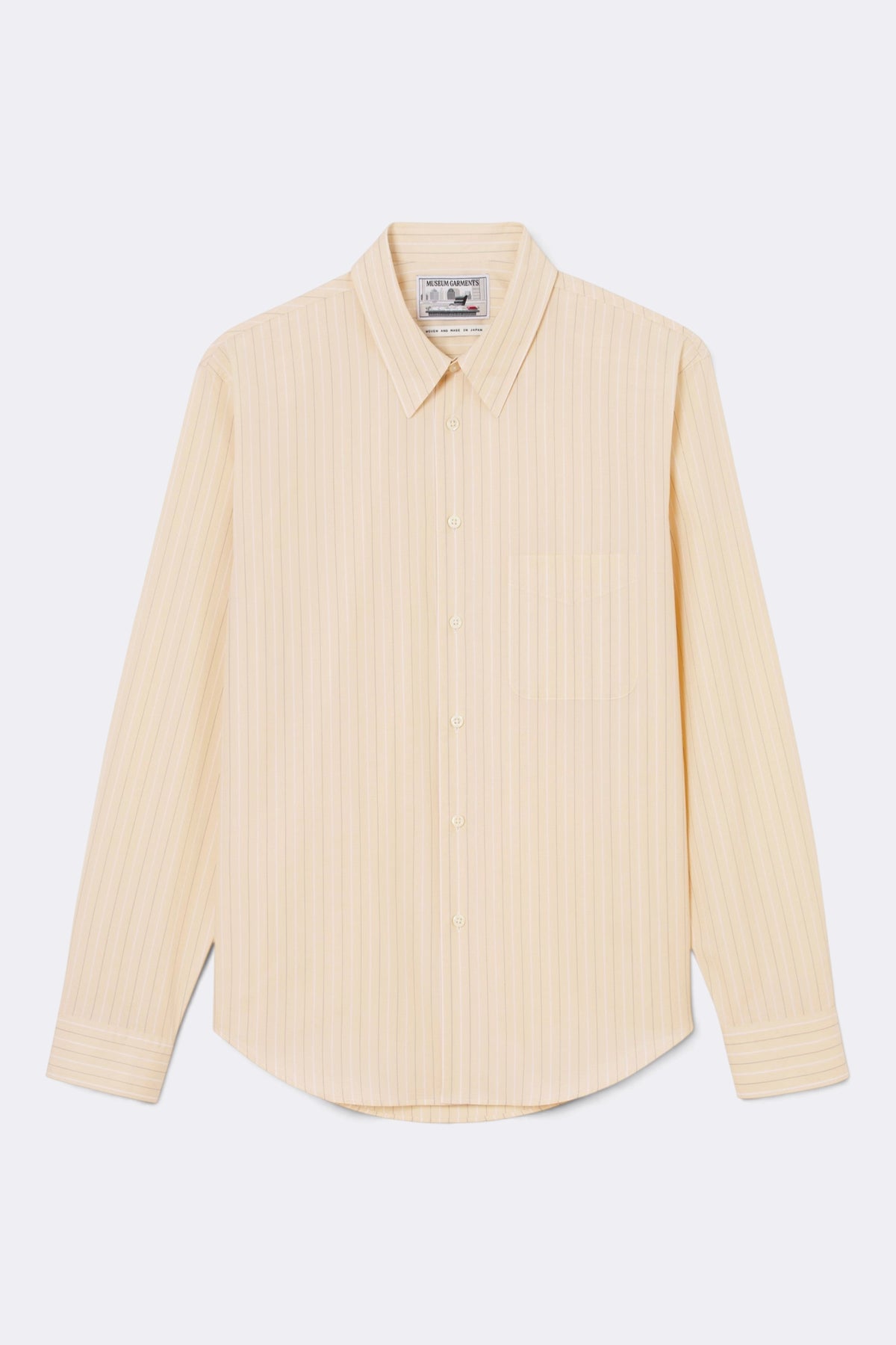 MUSEUM GARMENTS Corporate Shirt Vanilla / White | Edgar Bdx