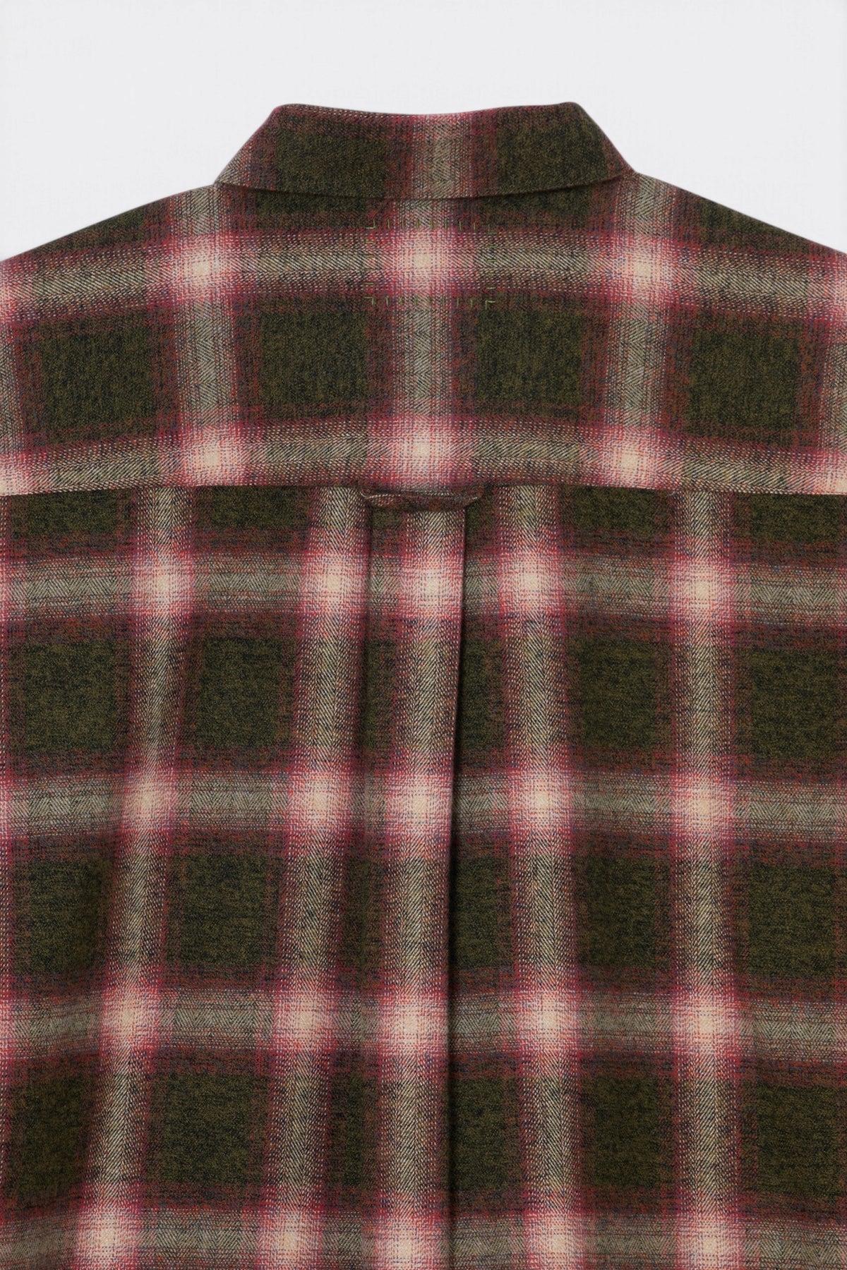 MUSEUM GARMENTS Dad's Shirt Green / Red | Chemise | Edgar Bdx