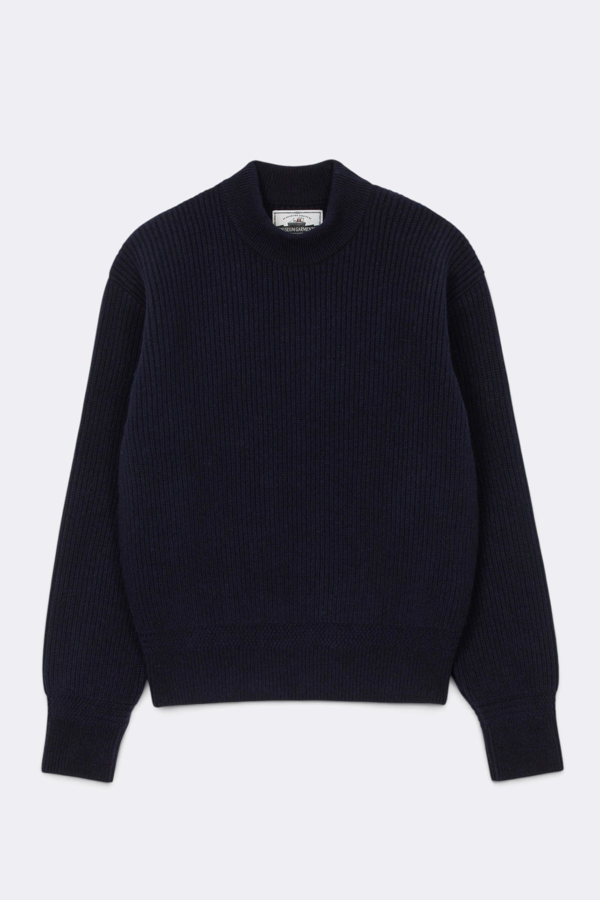 MUSEUM GARMENTS Deck Sweater Navy | Pull | Edgar Bdx
