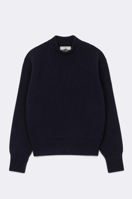 MUSEUM GARMENTS Deck Sweater Navy | Pull | Edgar Bdx