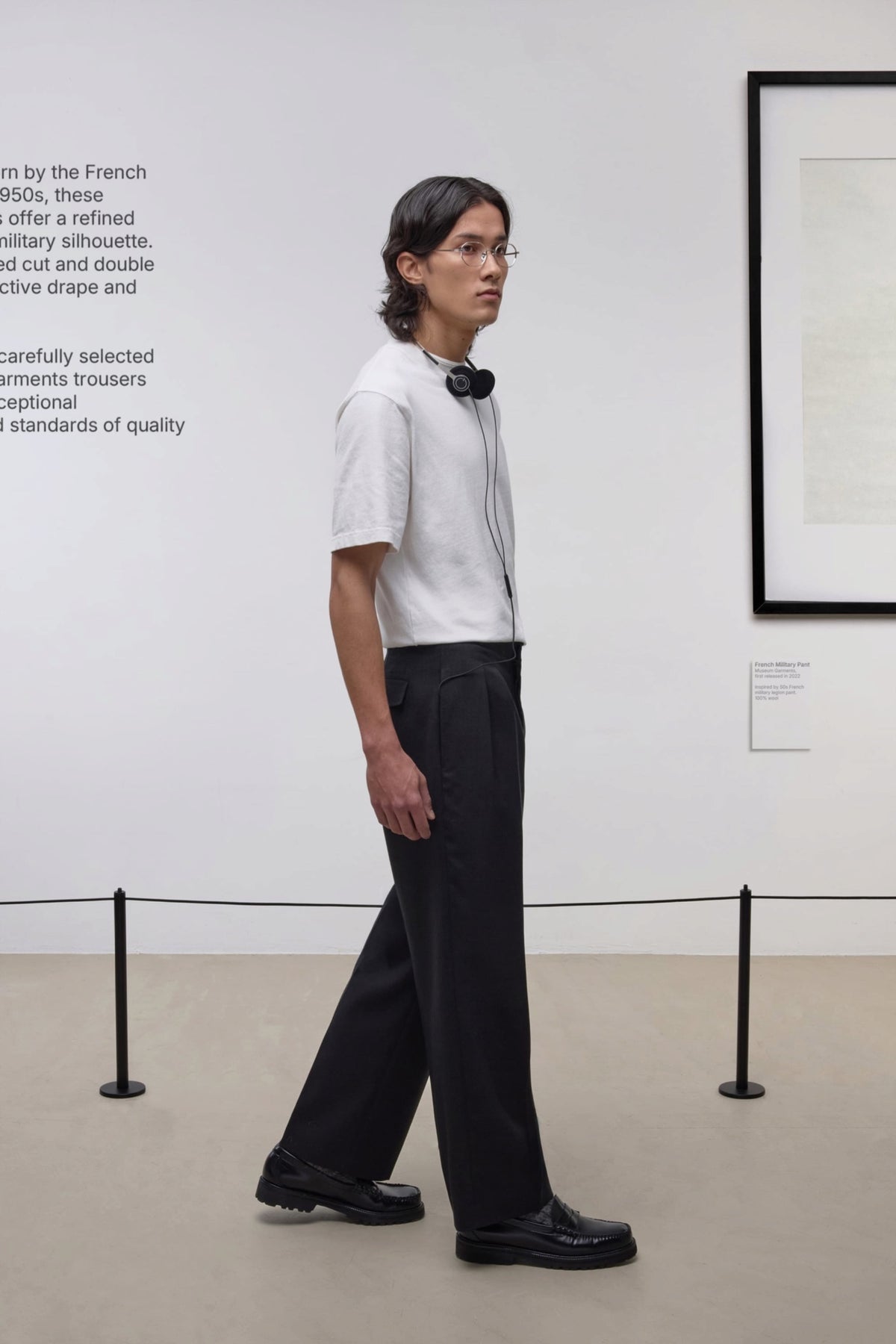 MUSEUM GARMENTS French Military Pants Anthracite Grey | Edgar Bdx