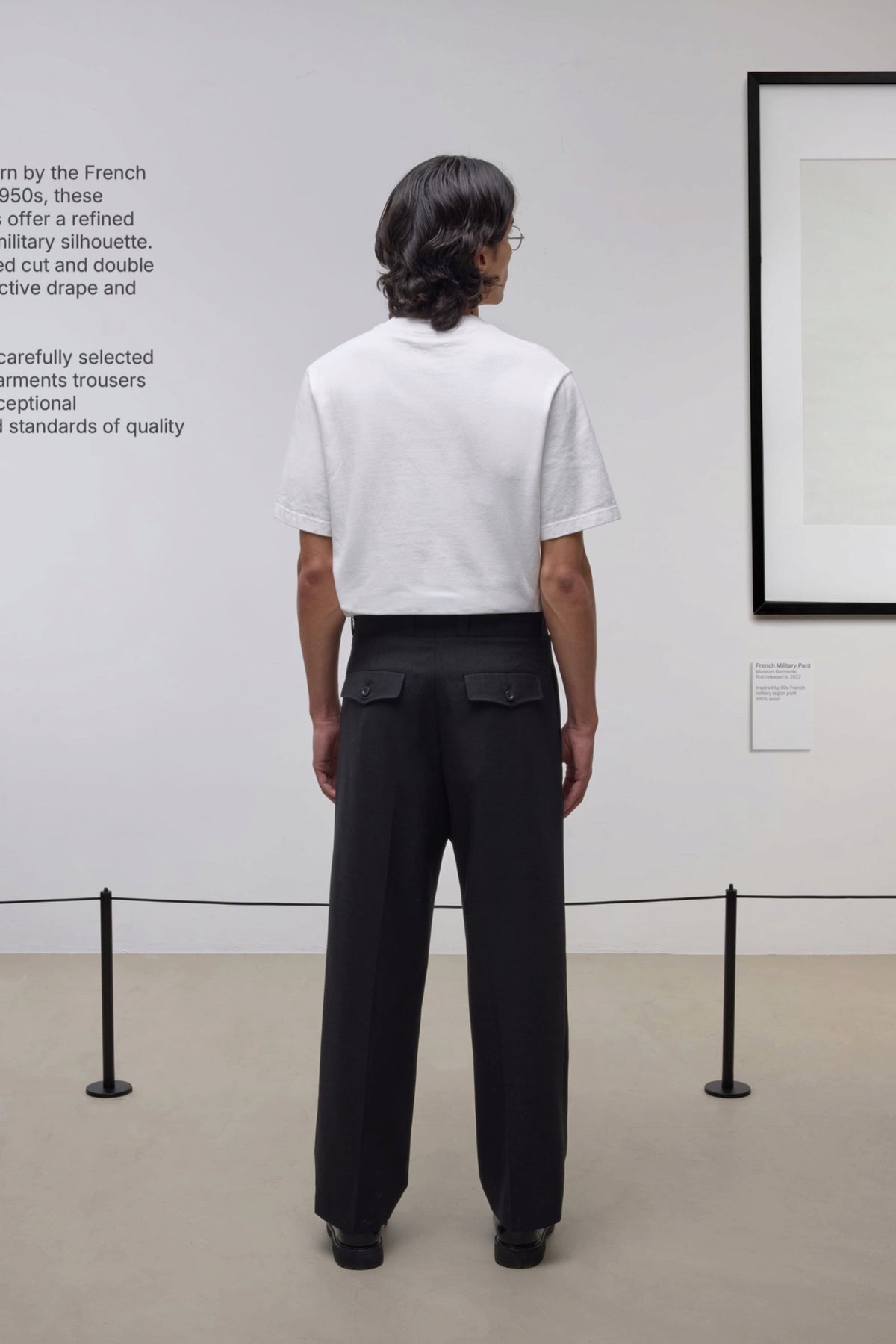 MUSEUM GARMENTS French Military Pants Anthracite Grey | Edgar Bdx