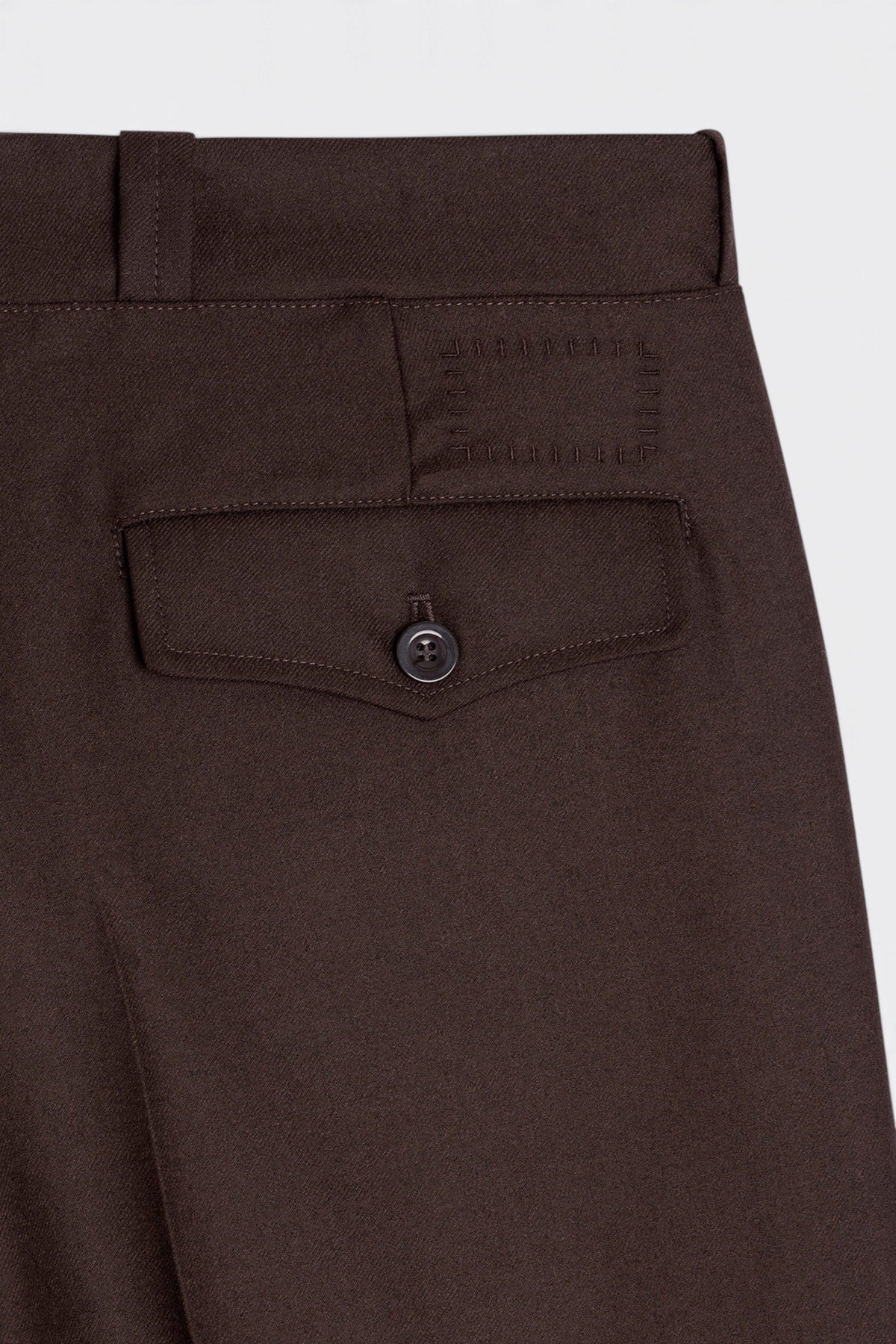 MUSEUM GARMENTS French Military Pants Dark Brown | Edgar Bdx